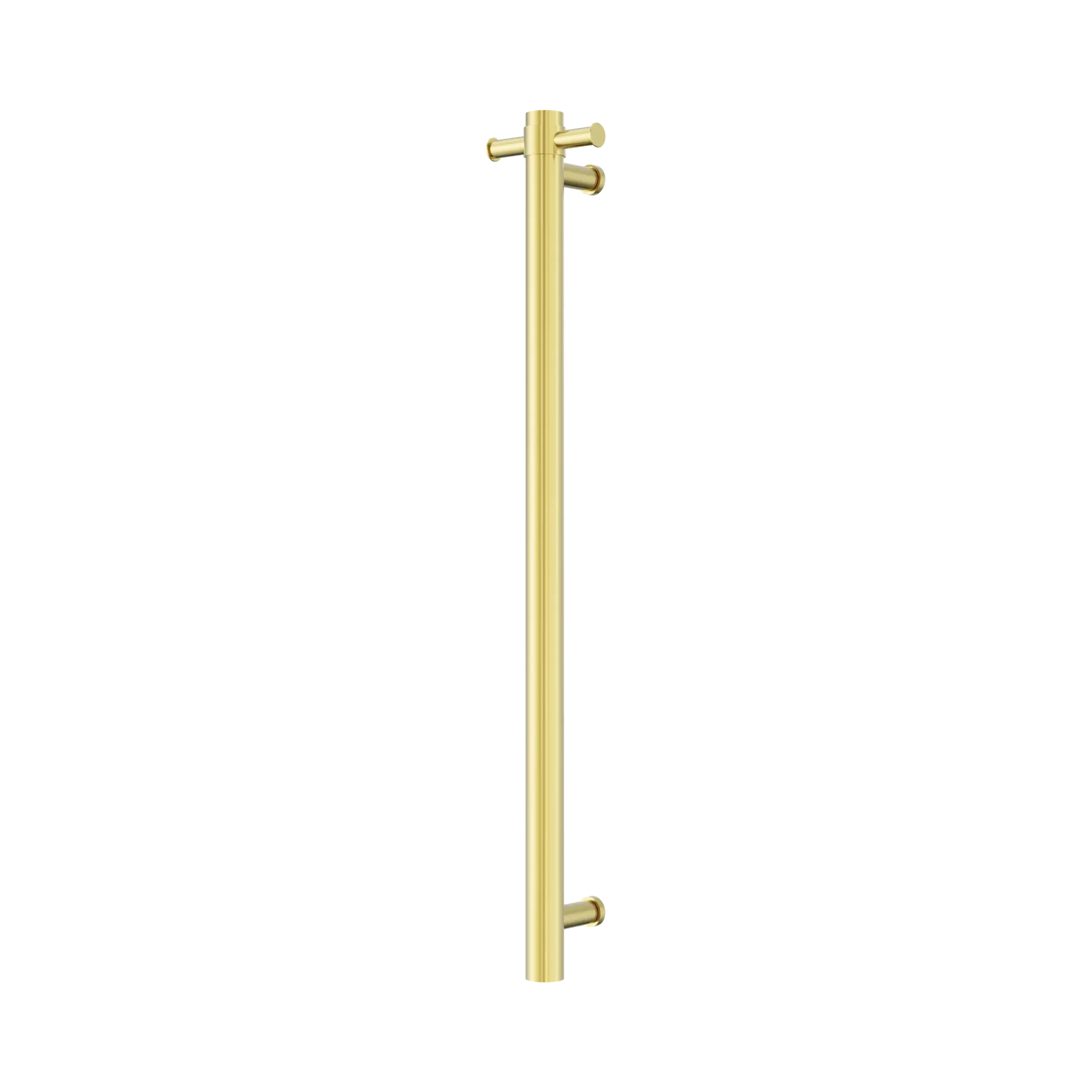 NRV902h BG Mecca 240 V Single Vertical Heated Towel Rail Brushed Gold image 1