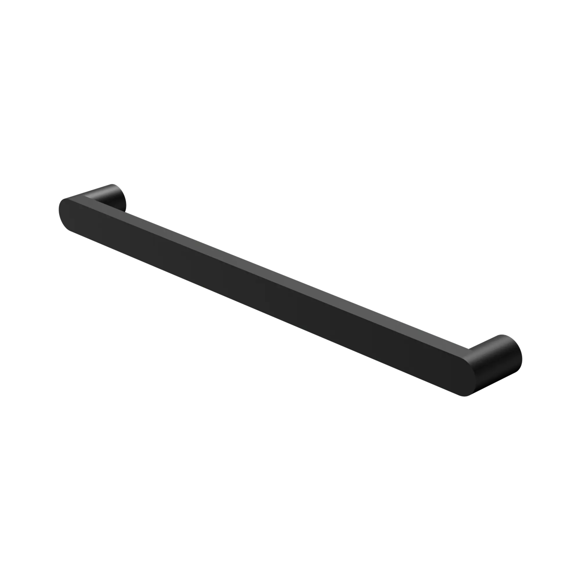 NR9025h MB Bianca 240 V Single Heated Towel Rail Matte Black image 1