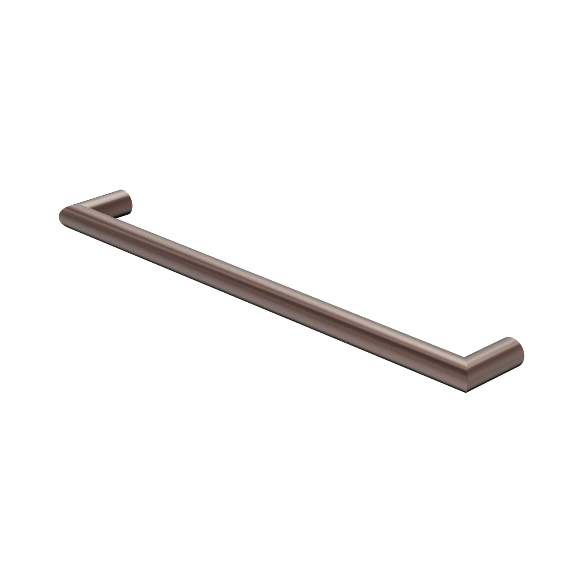NR1925h BZ Mecca 240 V Single Heated Towel Rail Brushed Bronze image 1