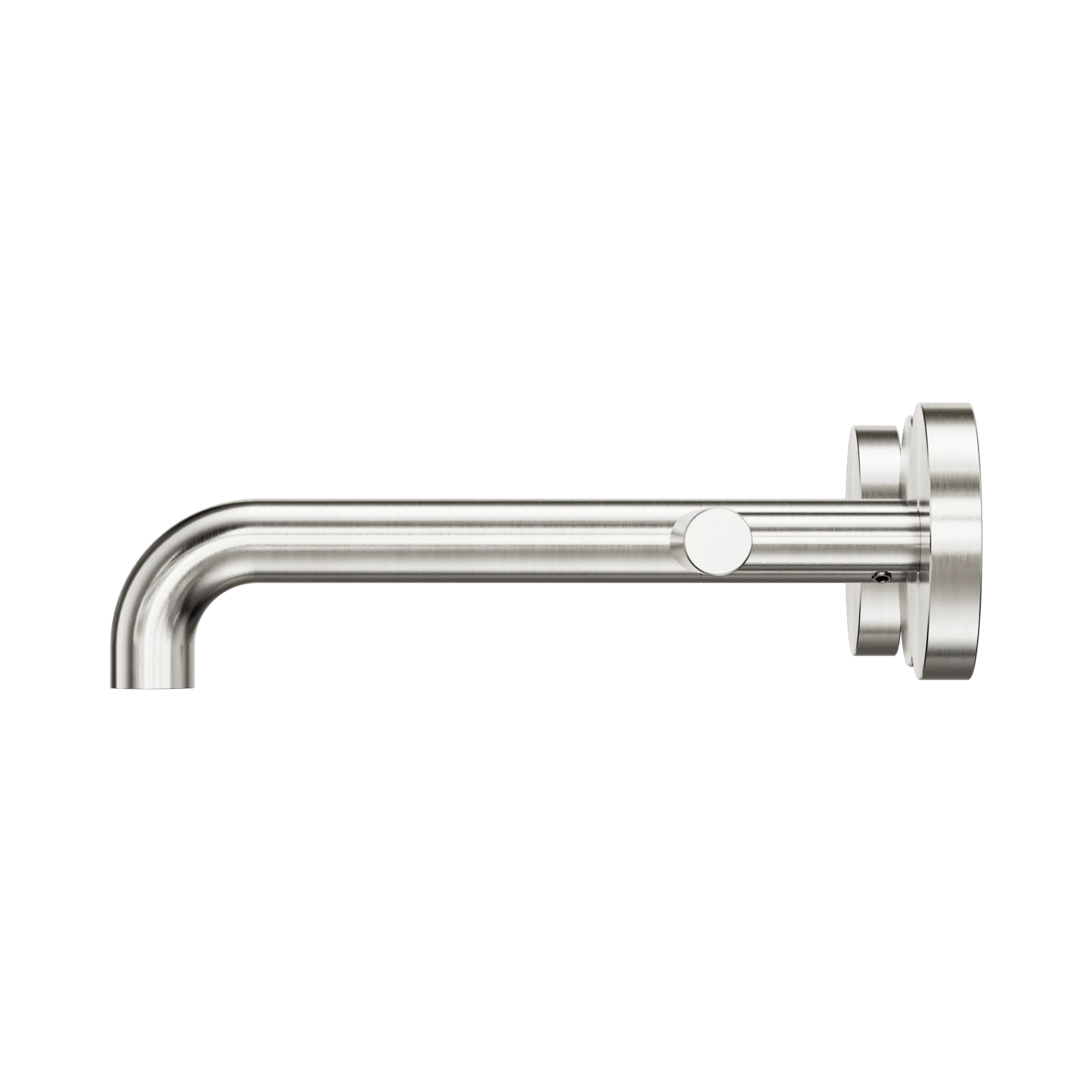 25 D007 BN Mecca Wall Basin Bath Set 185mm Spout Brushed Nickel image 2