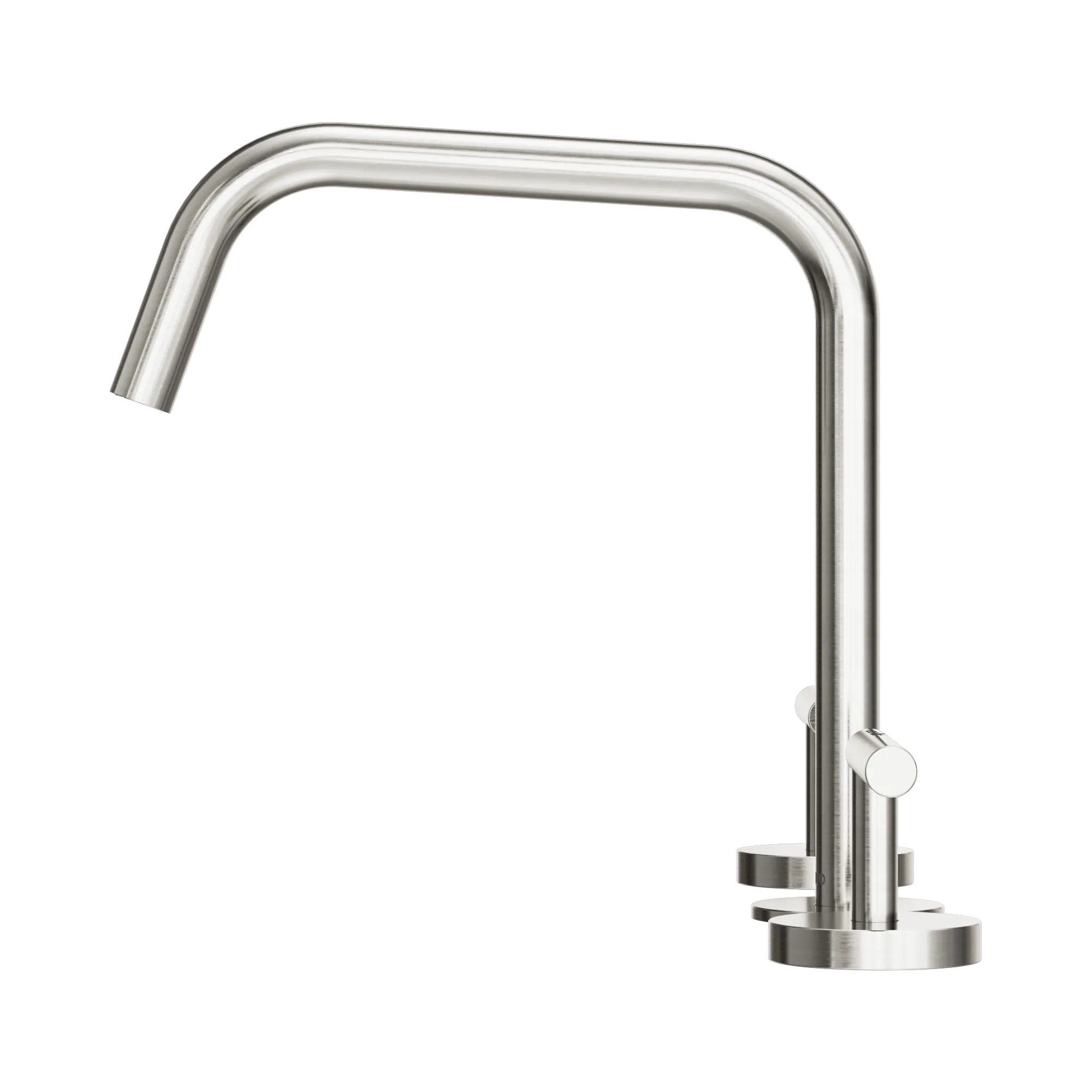 25 D003 BN Mecca Bath Kitchen Set Edge Spout II Brushed Nickel image 2