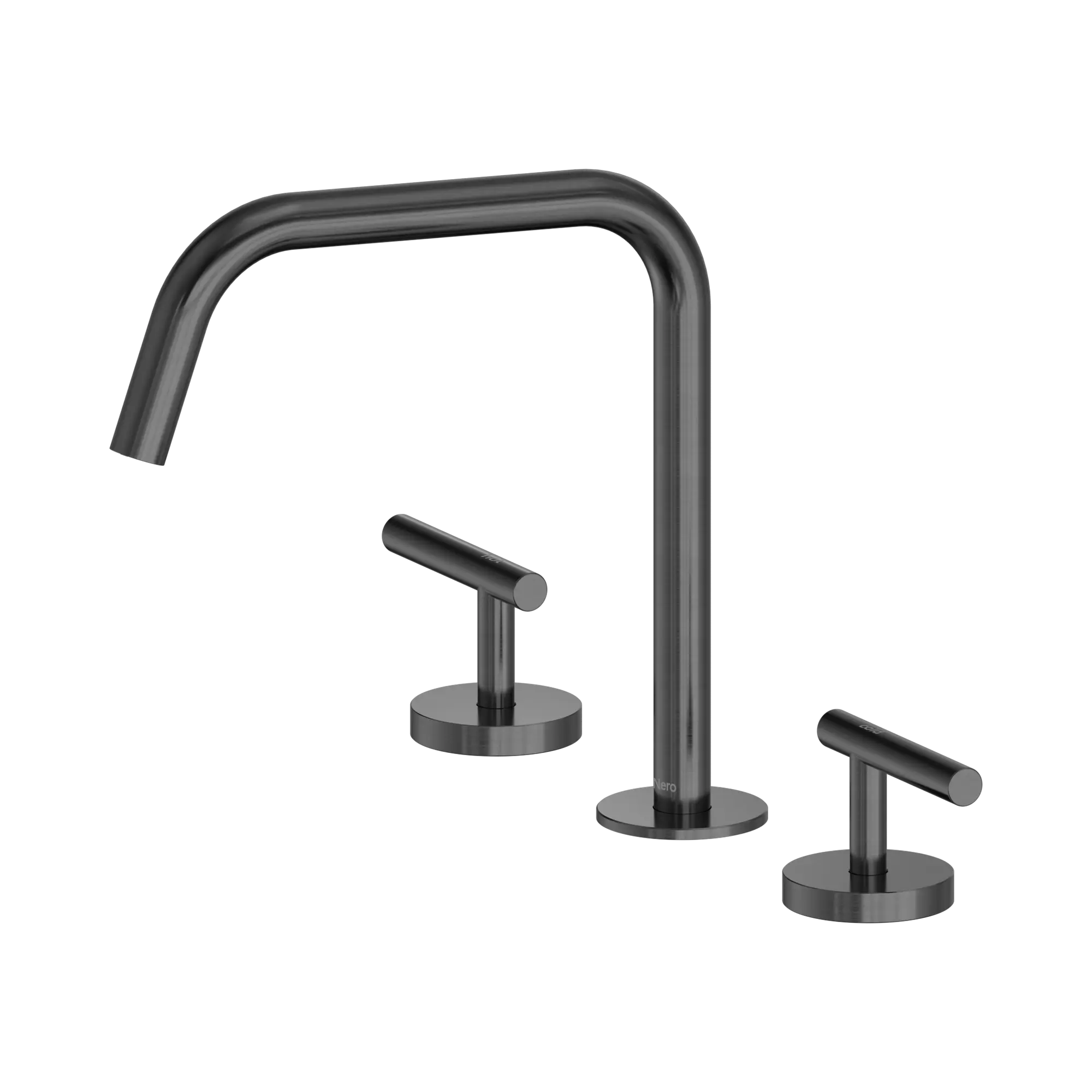 25 D003 GM Mecca Bath Kitchen Set Edge Spout II Gun Metal image 1