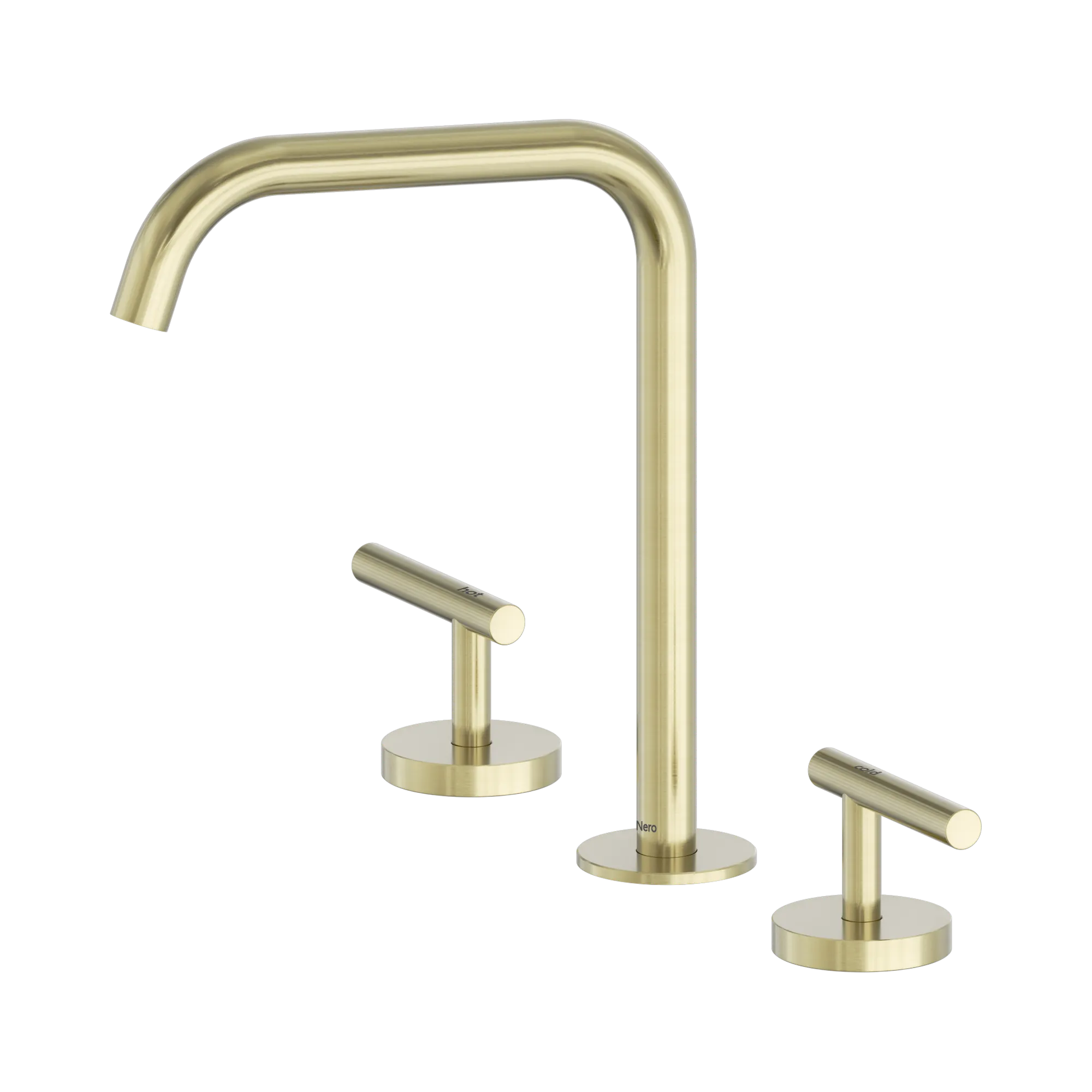 25 D005 BG Mecca Bath Kitchen Set Edge Spout Brushed Gold image 1