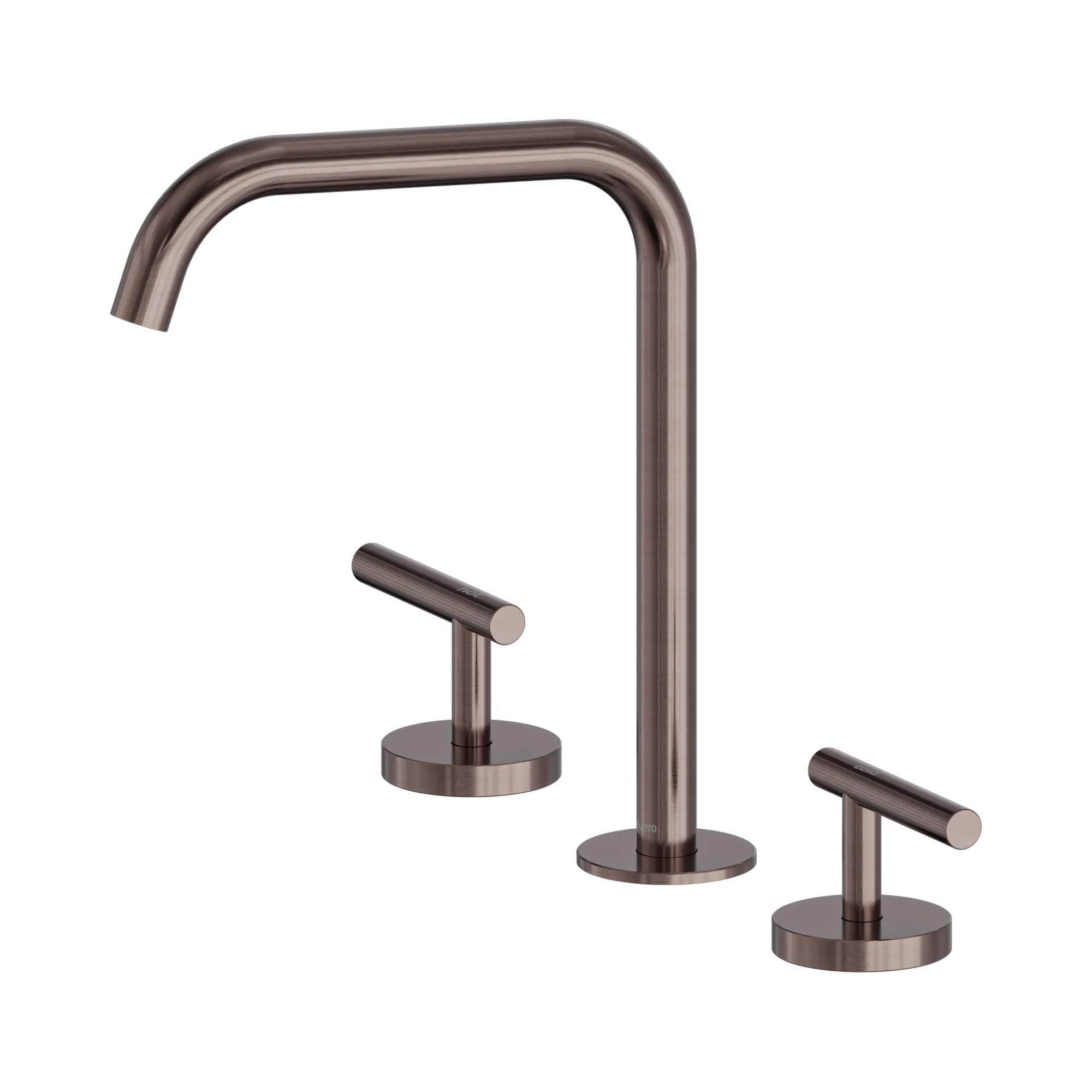 25 D005 BZ Mecca Bath Kitchen Set Edge Spout Brushed Bronze image 1