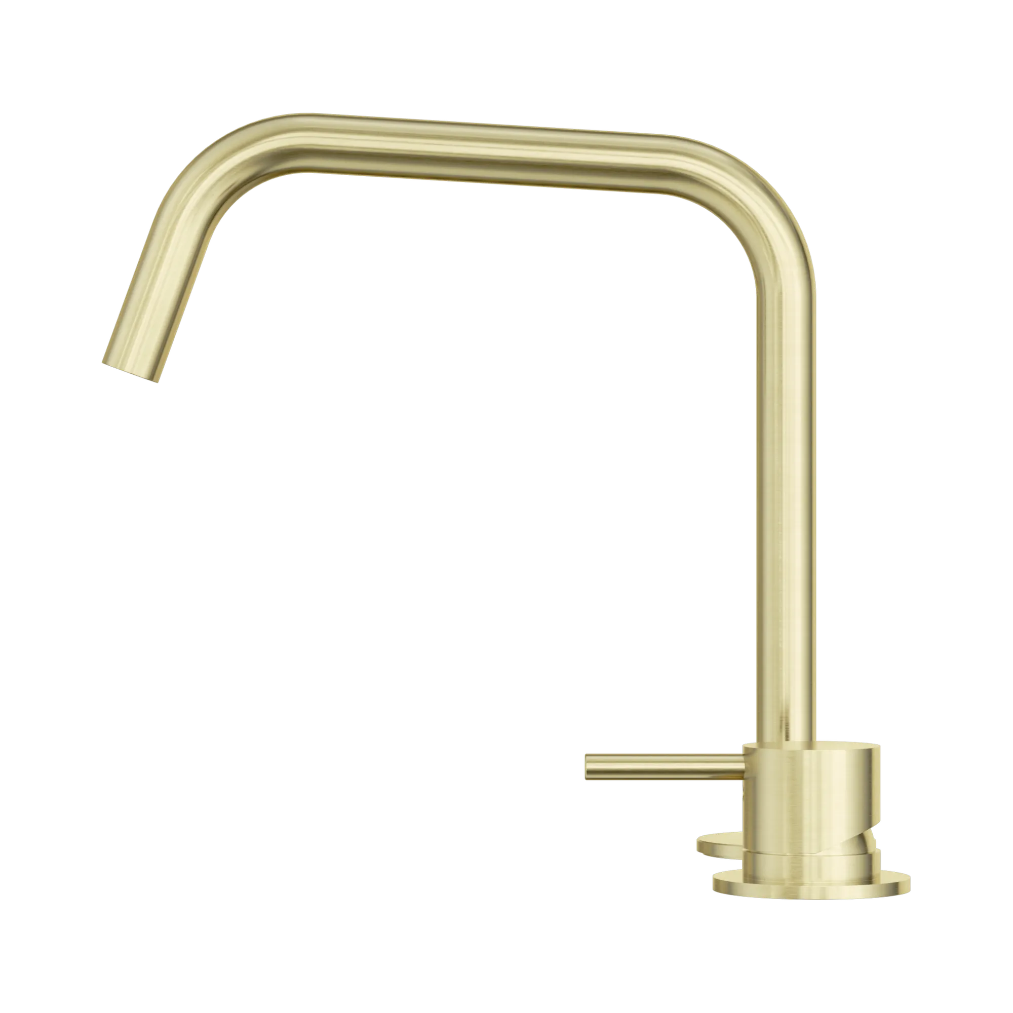 NR221901m BG Mecca Hob Bath Kitchen Mixer Set Edge Spout II Brushed Gold image 2