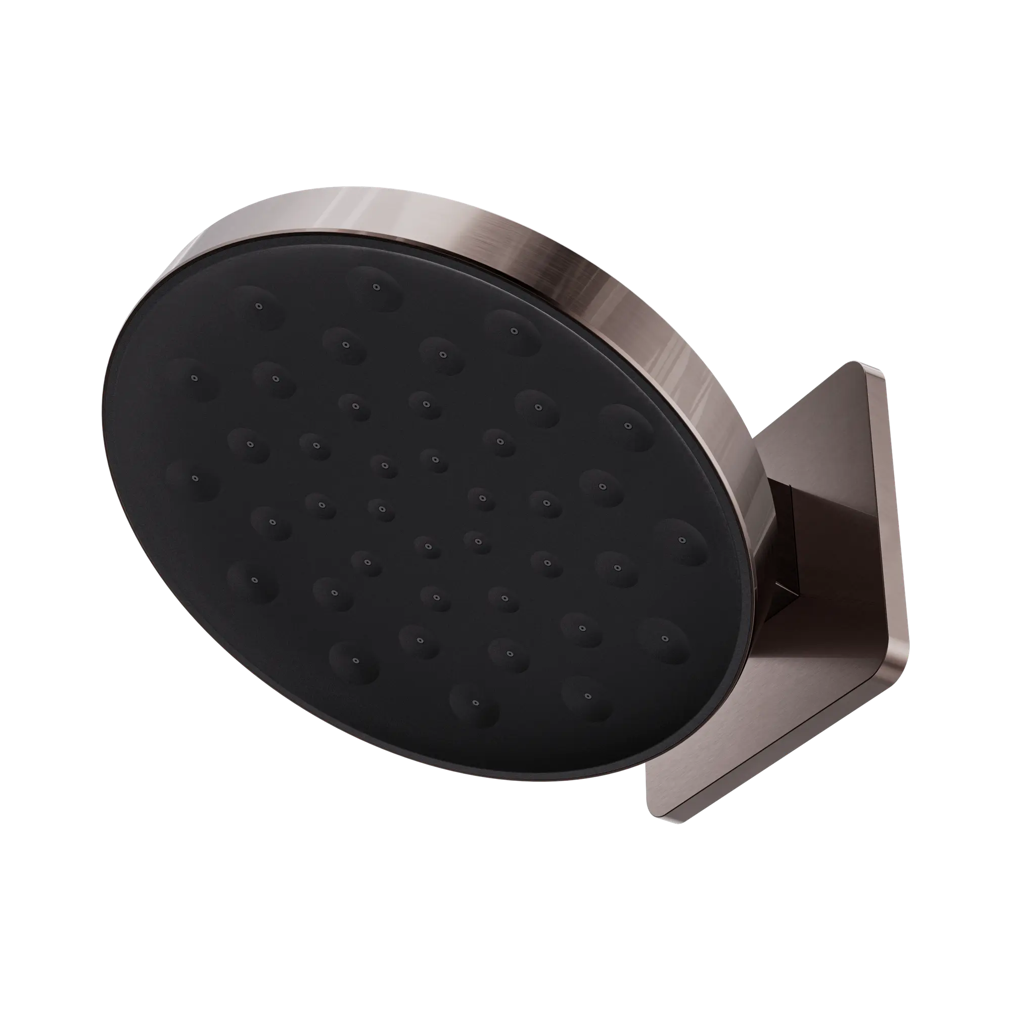 24 D002 BZ Serenity Wall Shower Head Brushed Bronze image 1