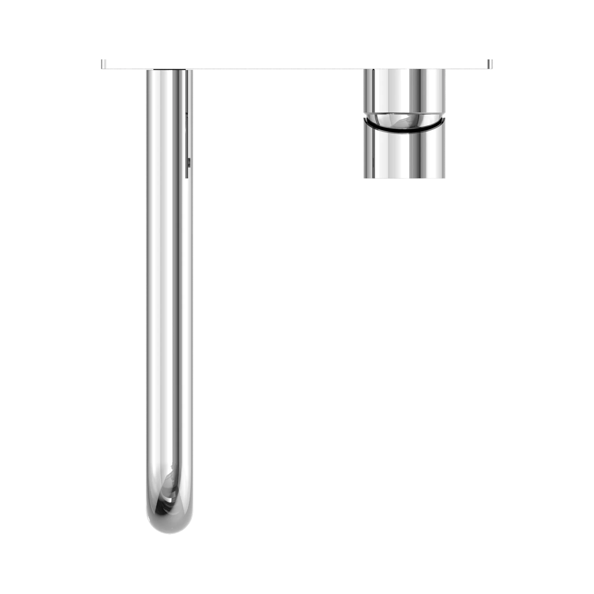 NR221907a185 CH Mecca Wall Basin Mixer 185mm Spout Chrome image 4