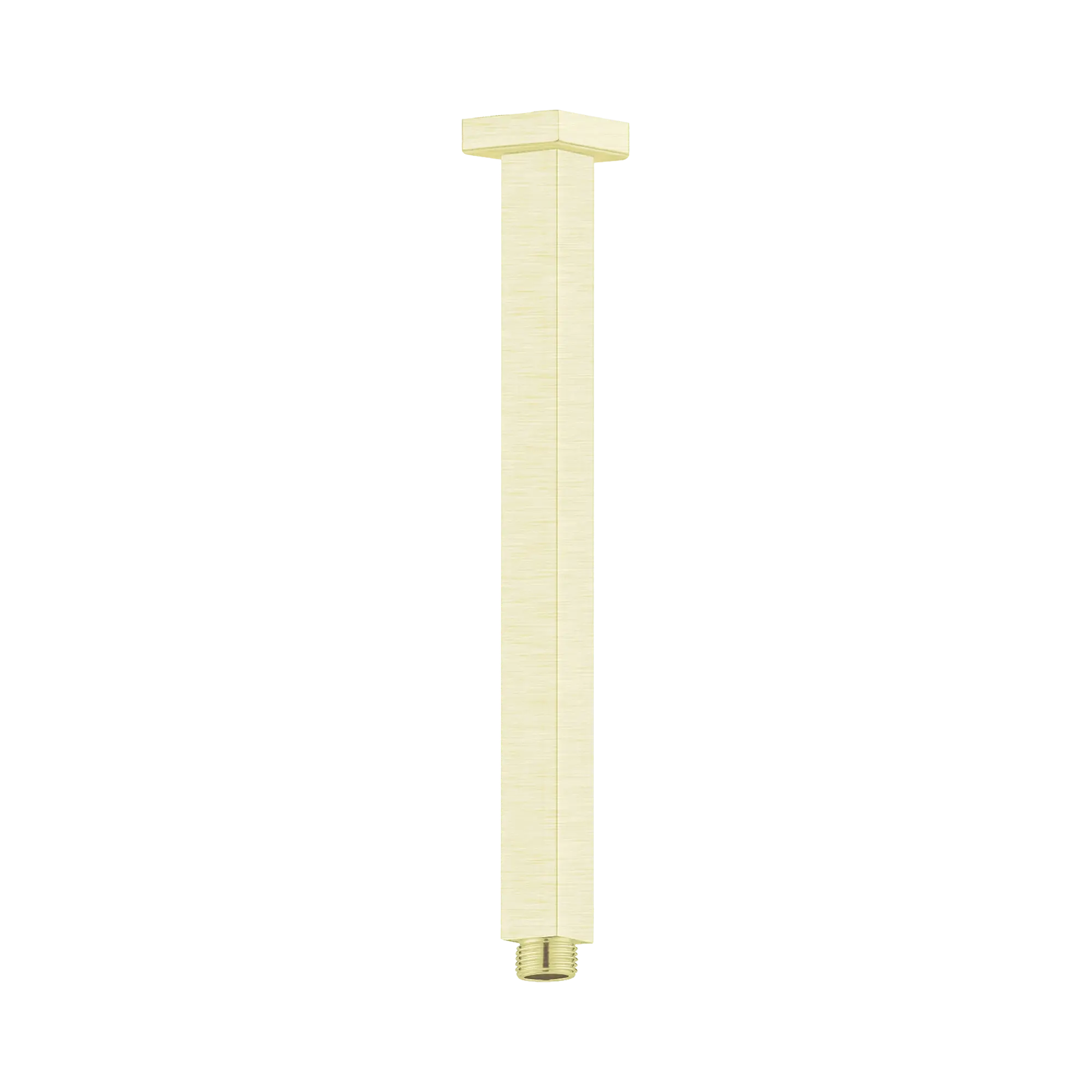NR504300 BG Square Ceiling Arm 300mm Length Brushed Gold image 1