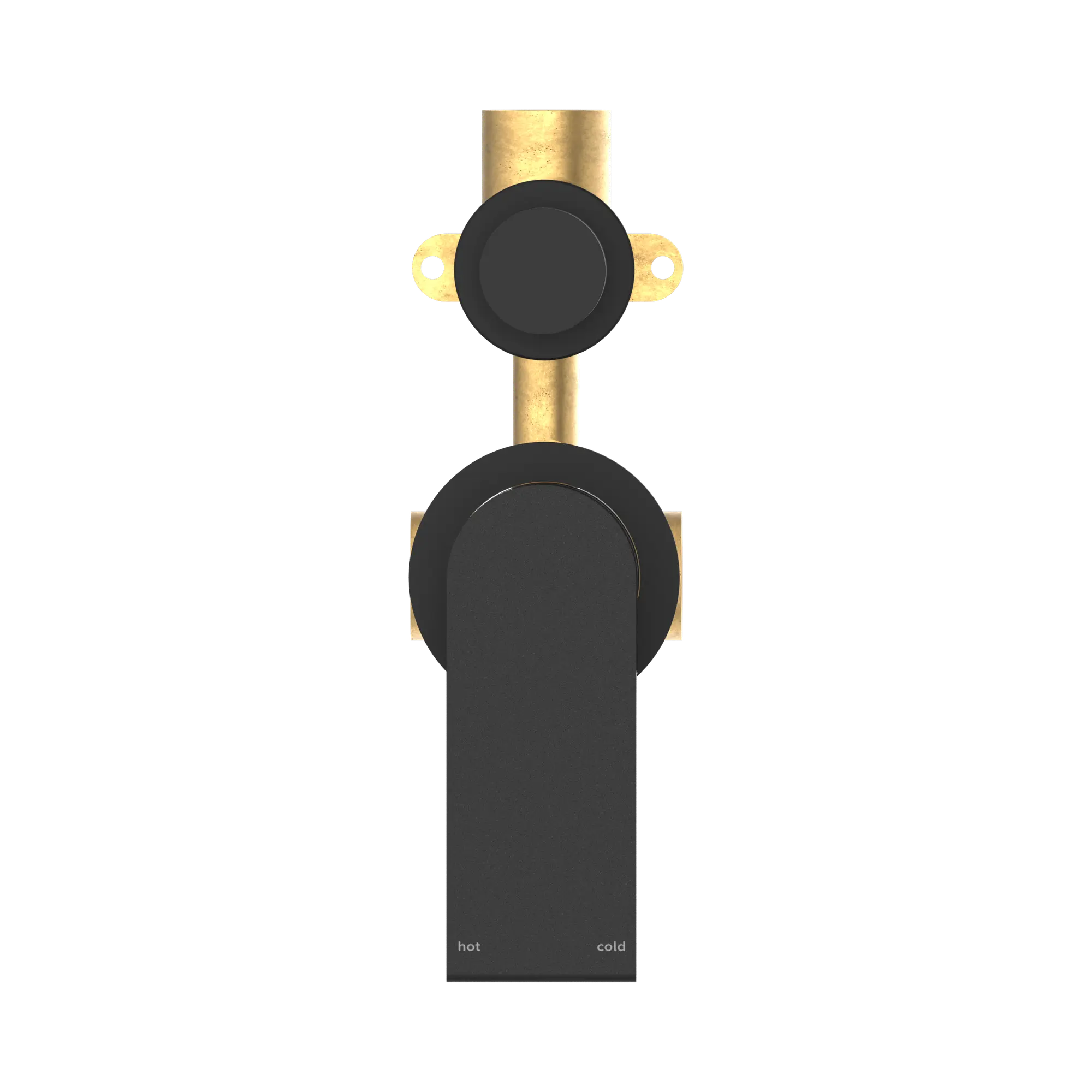 NR321509g MB Bianca Shower Mixer With Divertor Separate Plate Matte Black image 3