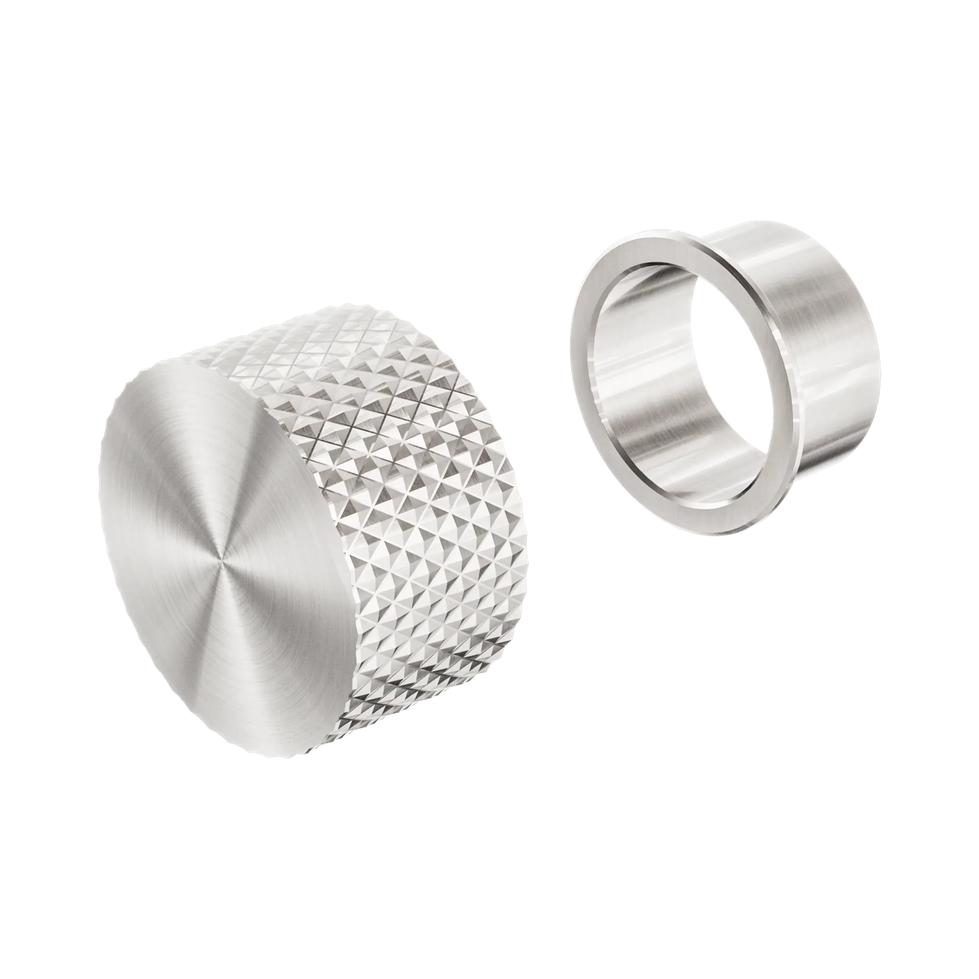 NR252009 TBN Opal Progressive Shower Mixer Trim Kits Only Brushed Nickel image 1