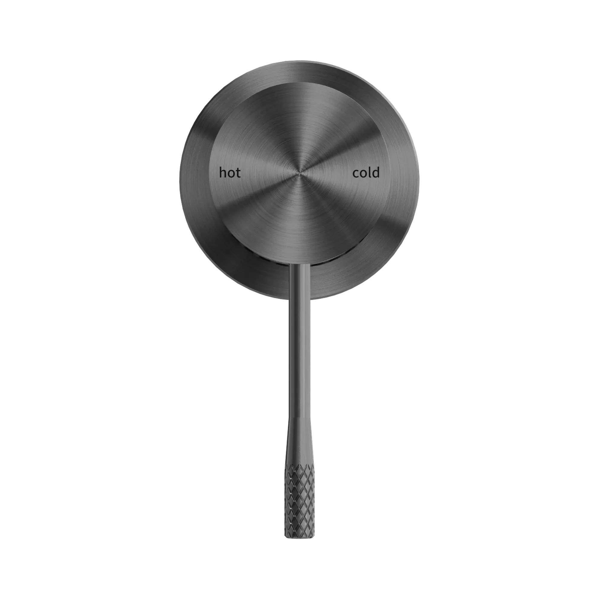 NR251909h GR Opal Shower Mixer 60mm Plate Graphite image 2