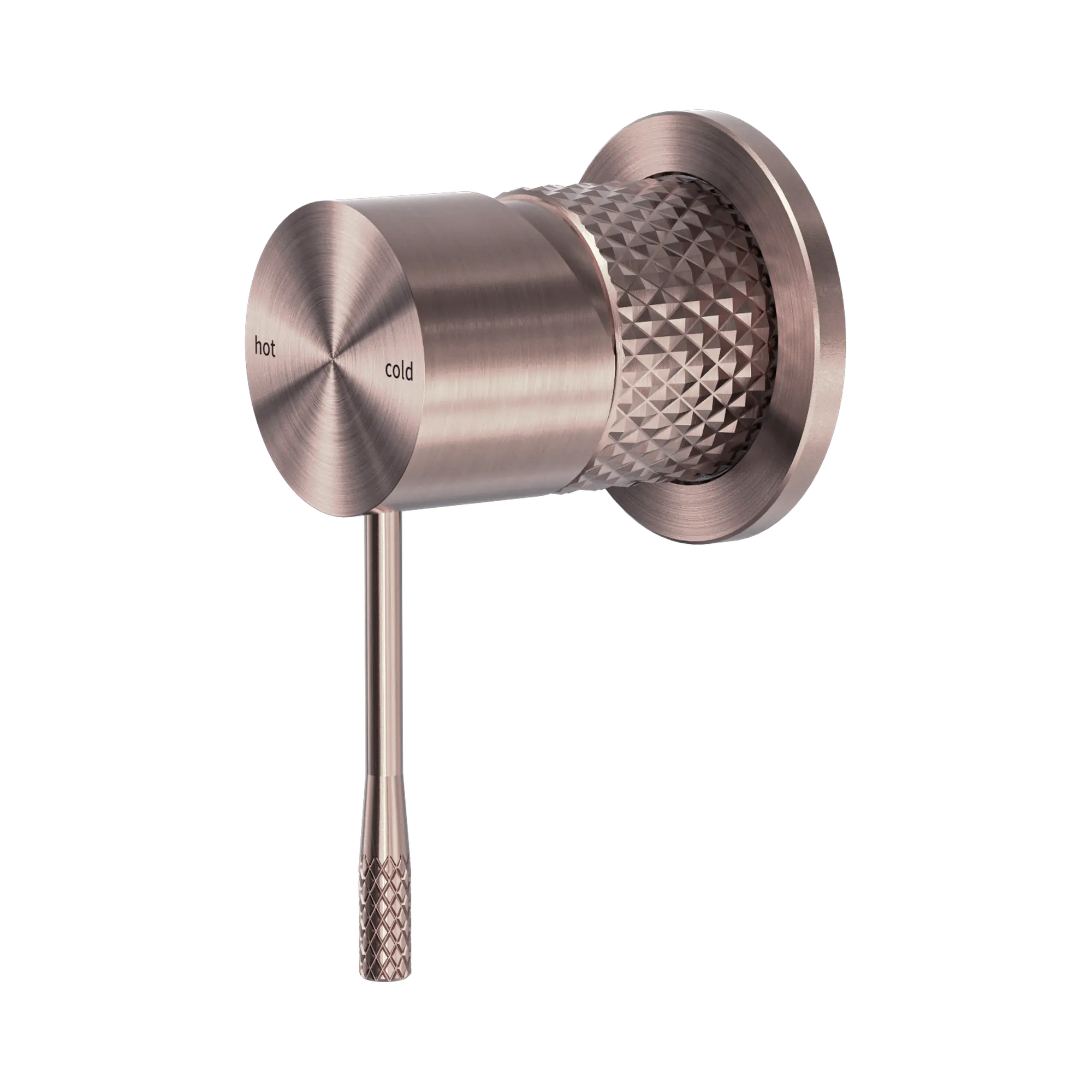 NR251909h BZ Opal Shower Mixer 60mm Plate Brushed Bronze image 1