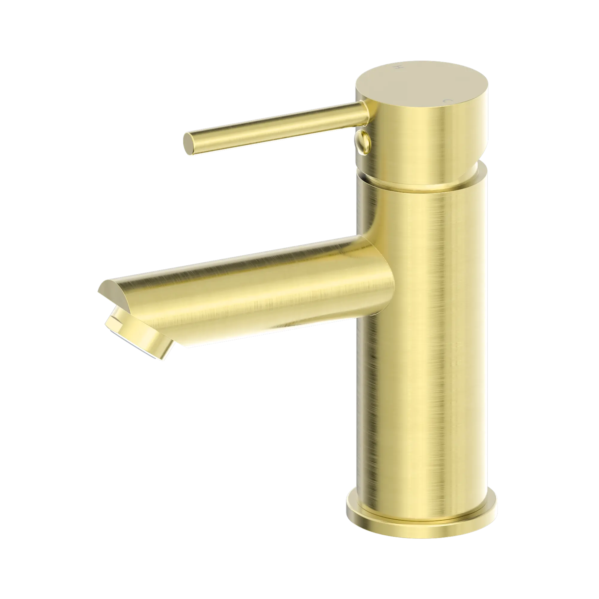 NR250802 BG Dolce Basin Mixer Straight Spout Brushed Gold image 1