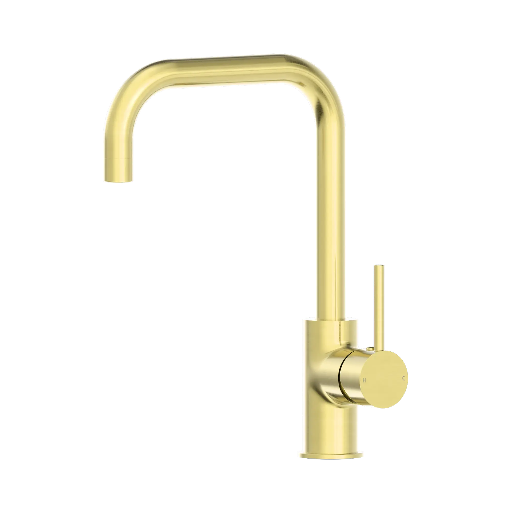 NR250806 BG Dolce Kitchen Mixer Square Shape Brushed Gold image 1