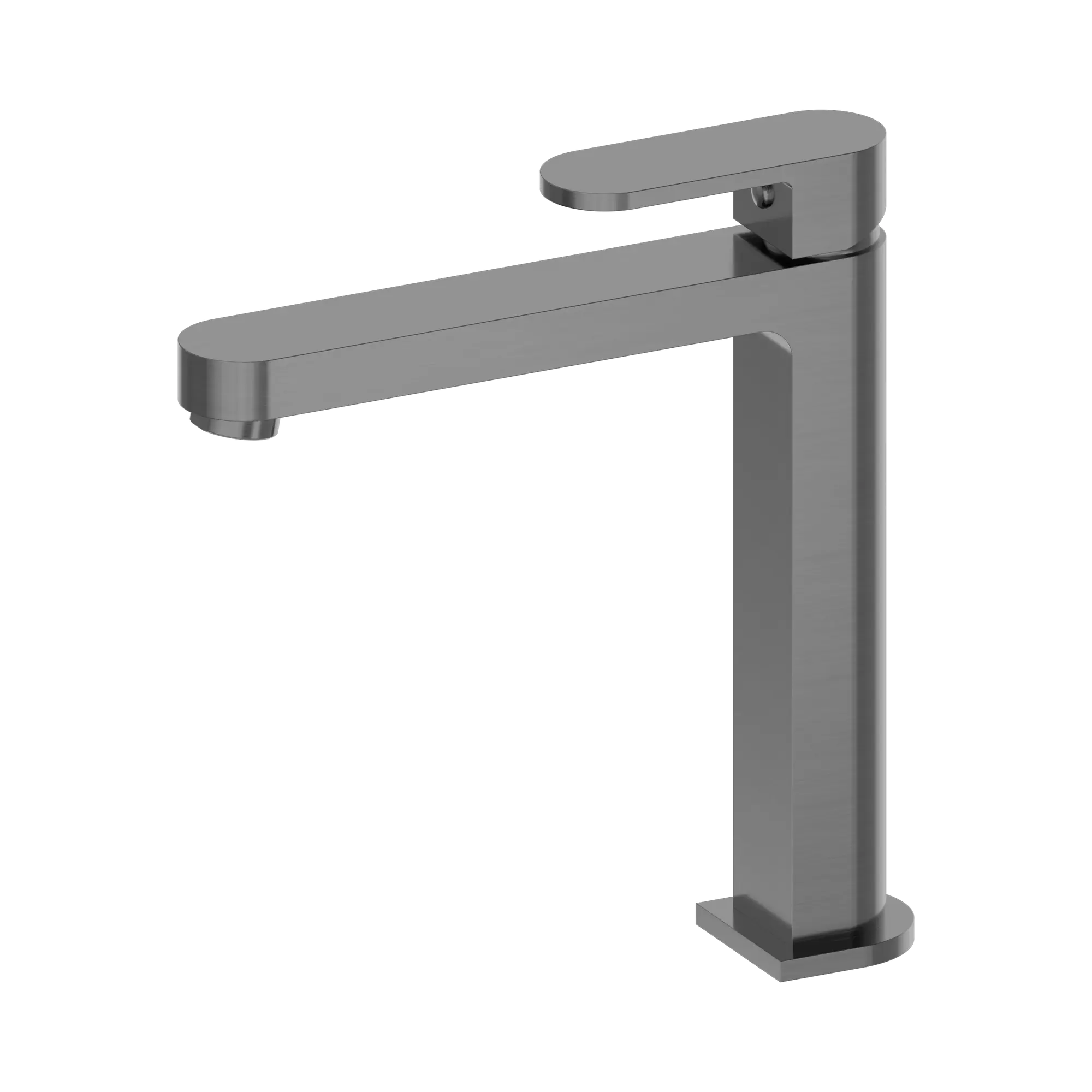 NR301301a GM Ecco Tall Basin Mixer Gun Metal image 1