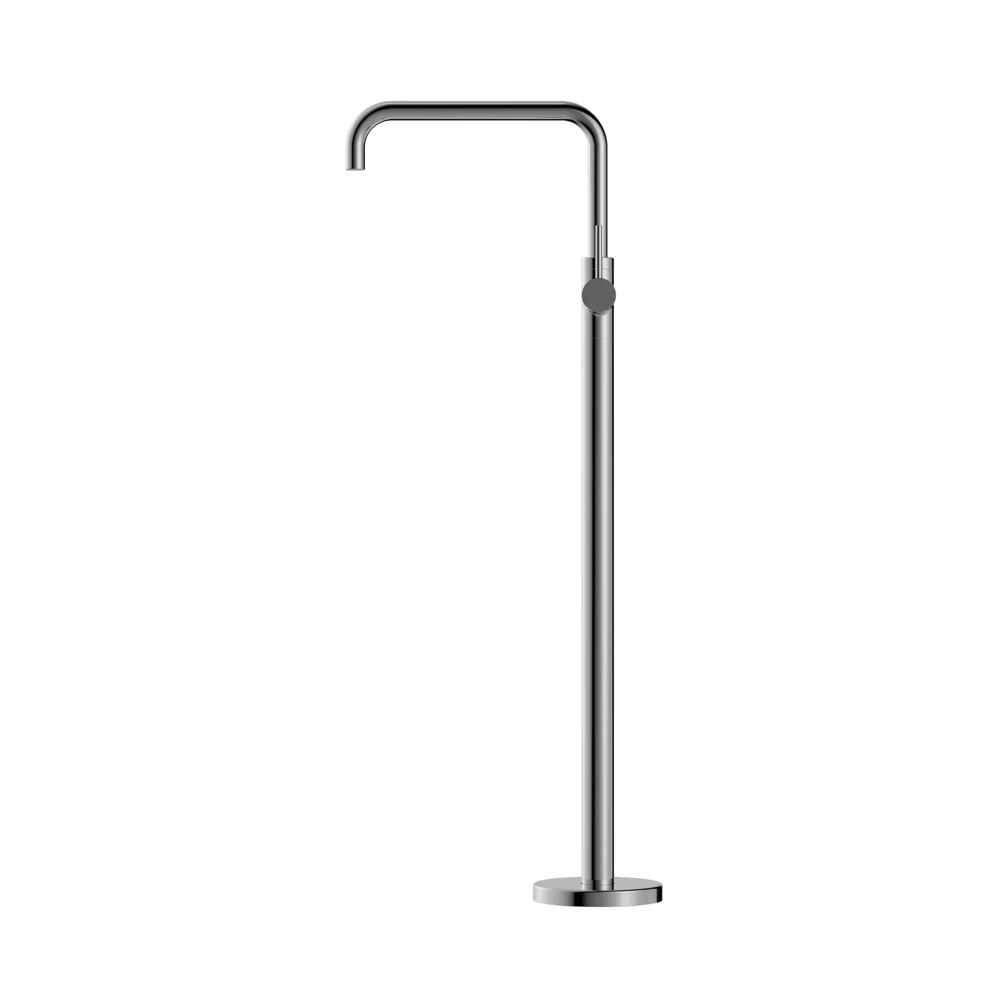 NR221903b CH Mecca Freestanding Bath Mixer Square Shape Chrome image 2
