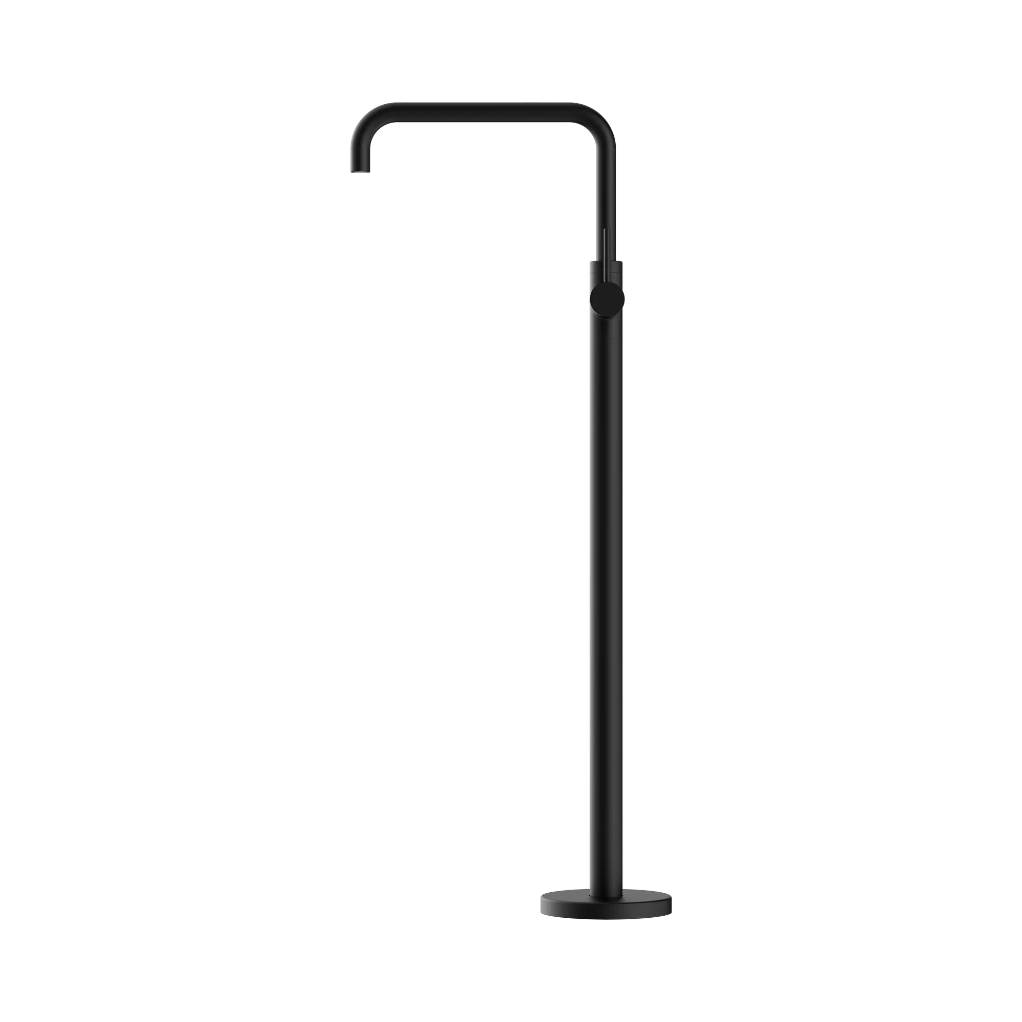 NR221903b MB Mecca Freestanding Bath Mixer Square Shape Matte Black image 2