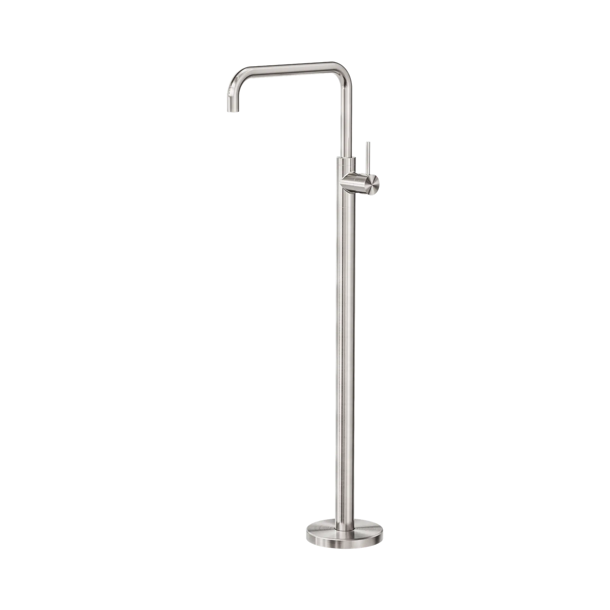 NR221903b BN Mecca Freestanding Bath Mixer Square Shape Brushed Nickel image 1