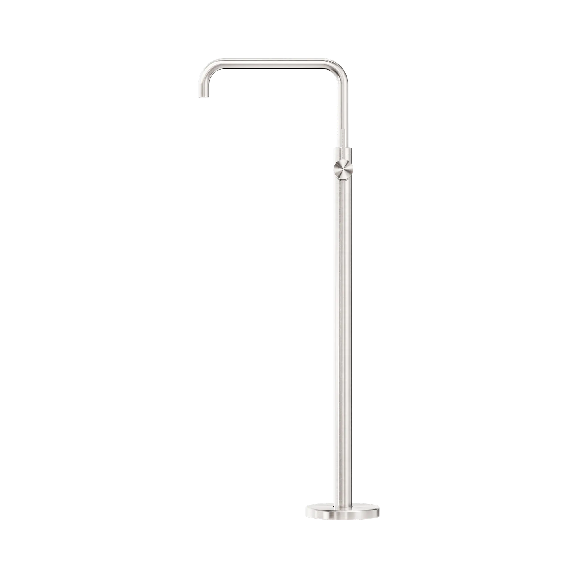 NR221903b BN Mecca Freestanding Bath Mixer Square Shape Brushed Nickel image 2