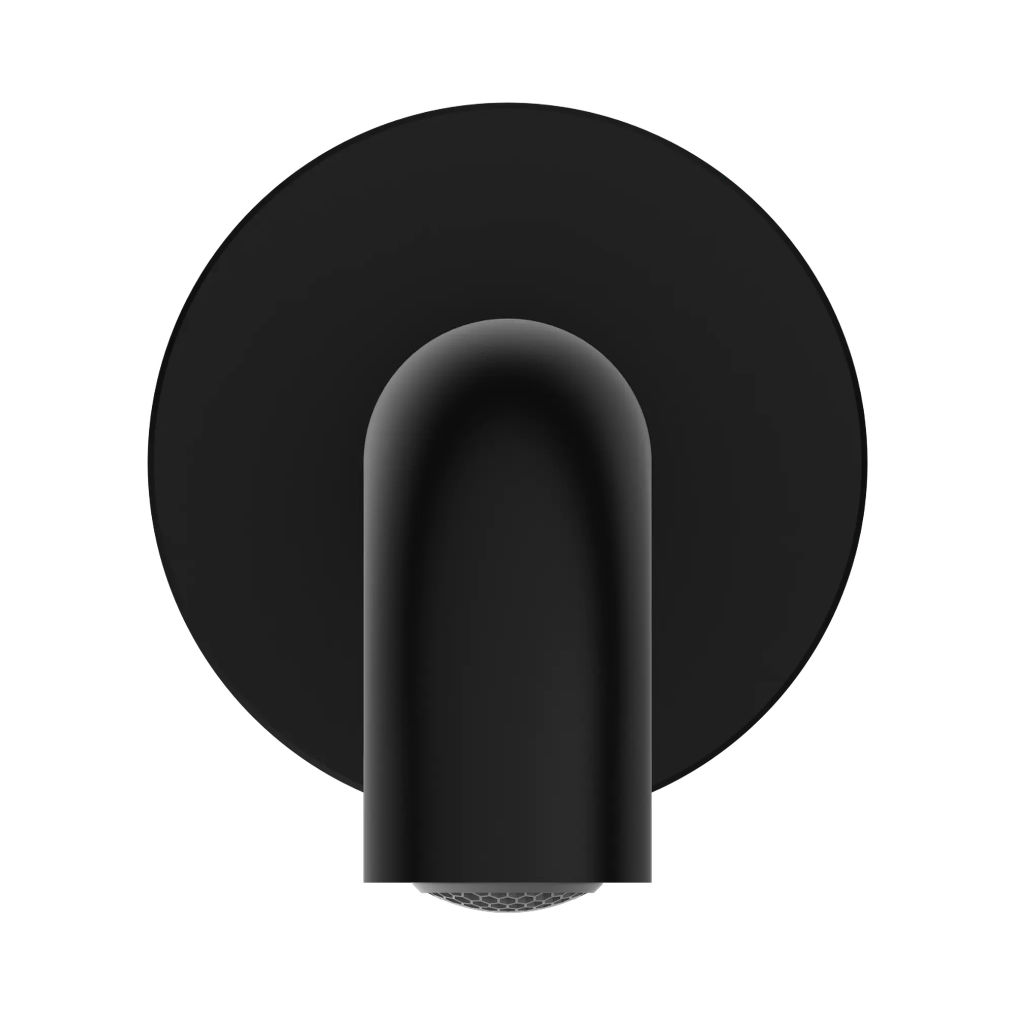 NR221903c185 MB Mecca Basin Bath Spout Only 185mm Matte Black image 2