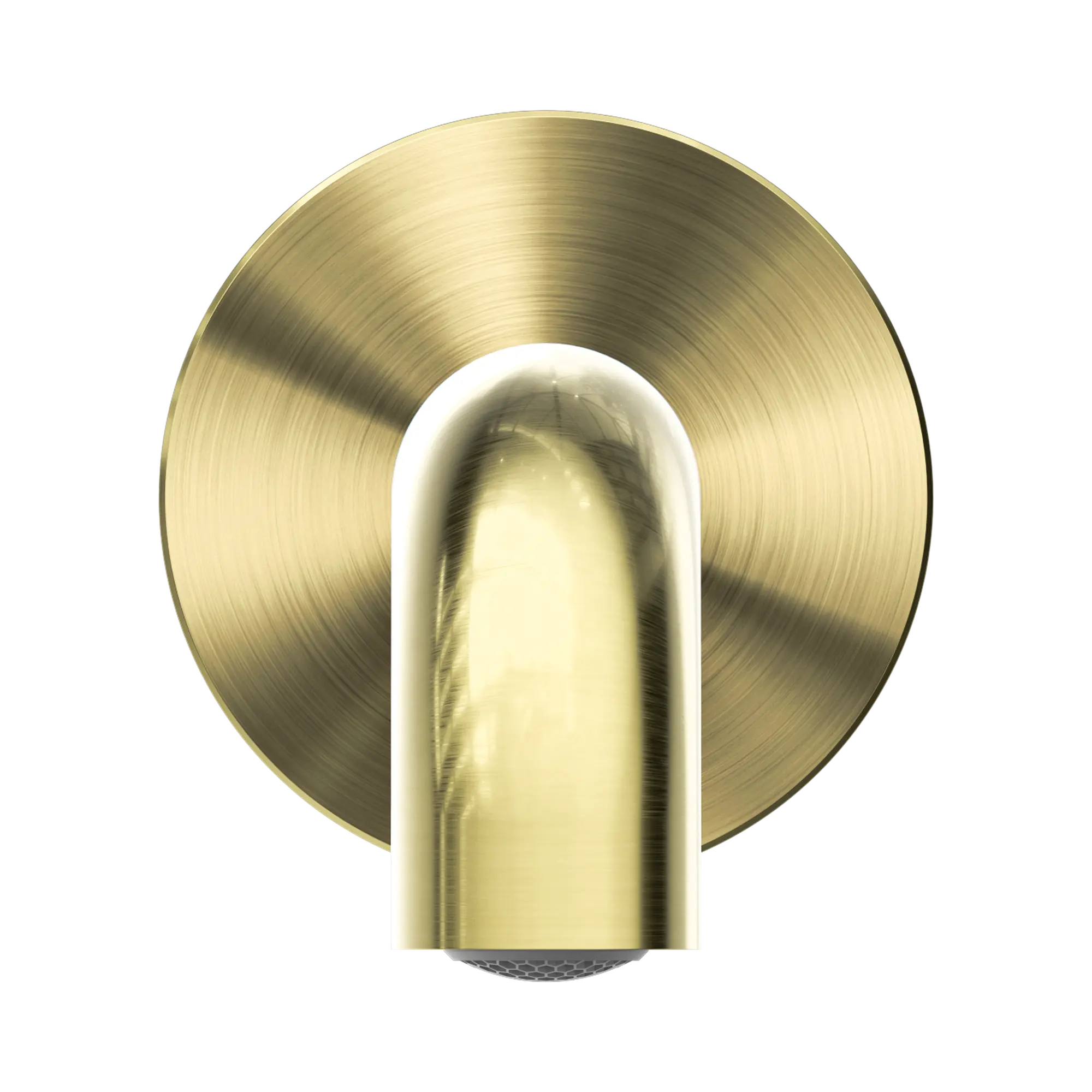 NR221903c185 BG Mecca Basin Bath Spout Only 185mm Brushed Gold image 2