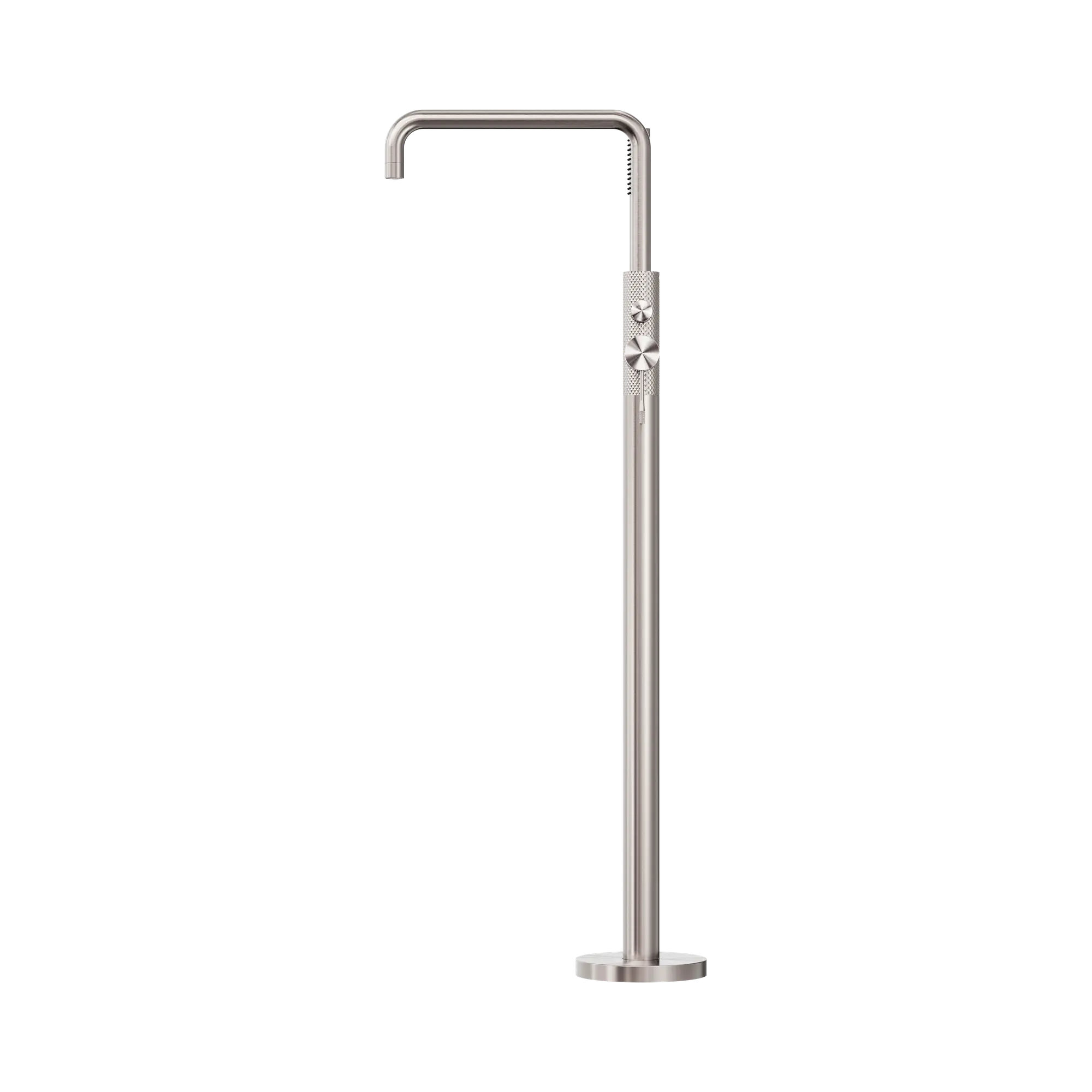 NR251903 ABN Opal Freestanding Bath Mixer With Hand Shower Brushed Nickel image 3