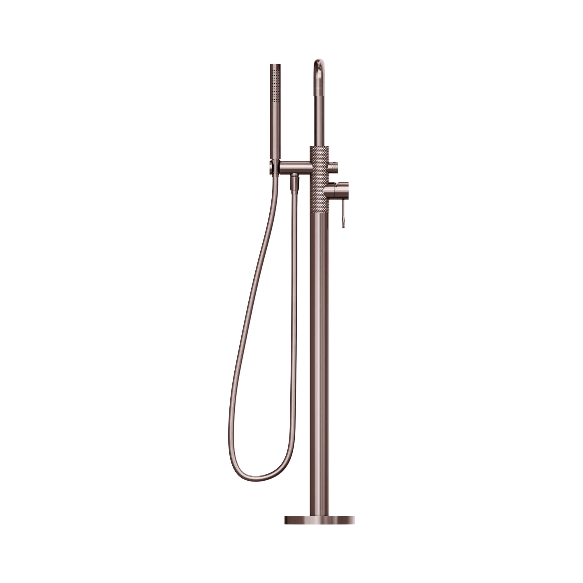 NR251903 ABZ Opal Freestanding Bath Mixer With Hand Shower Brushed Bronze image 2