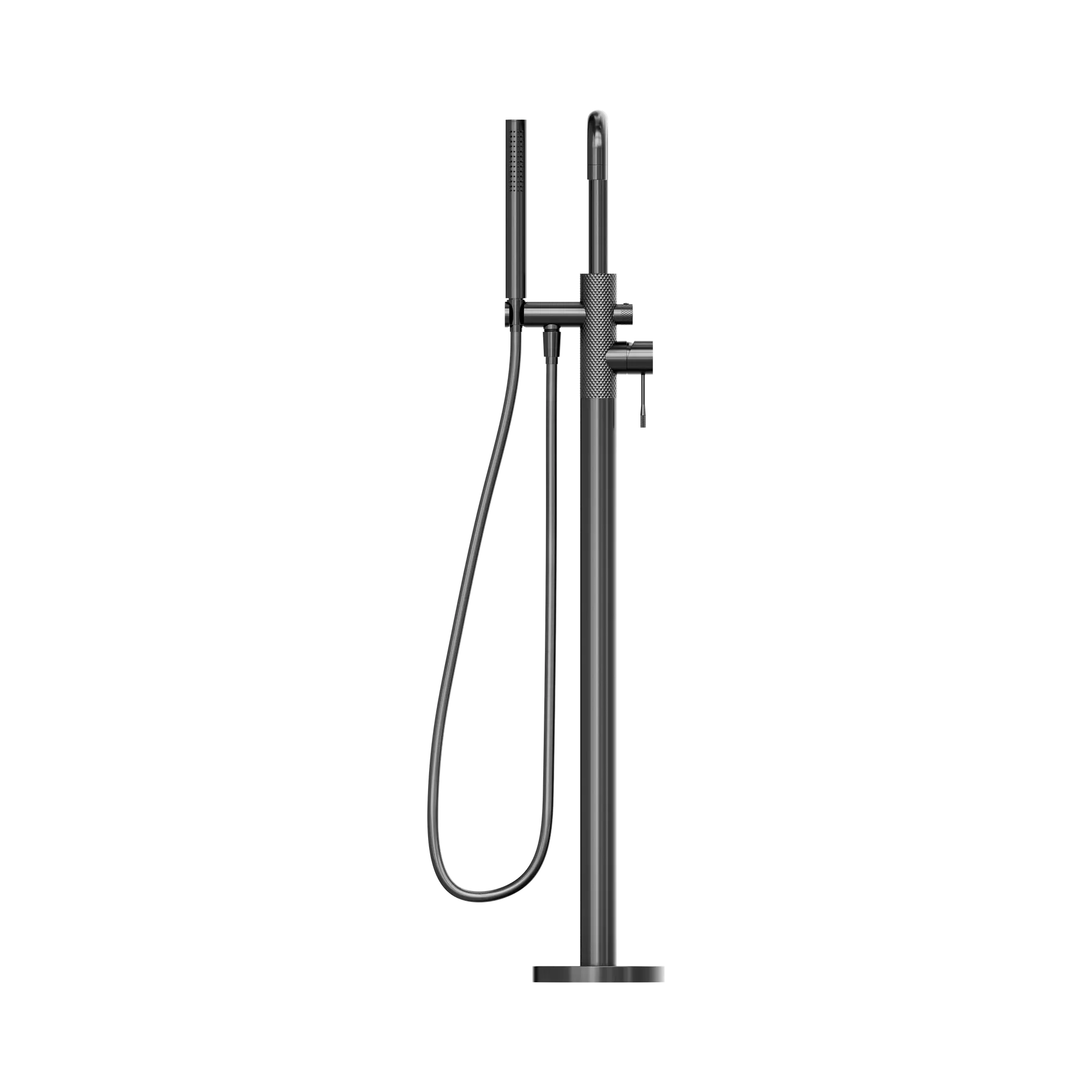 NR251903 AGR Opal Freestanding Bath Mixer With Hand Shower Graphite image 2