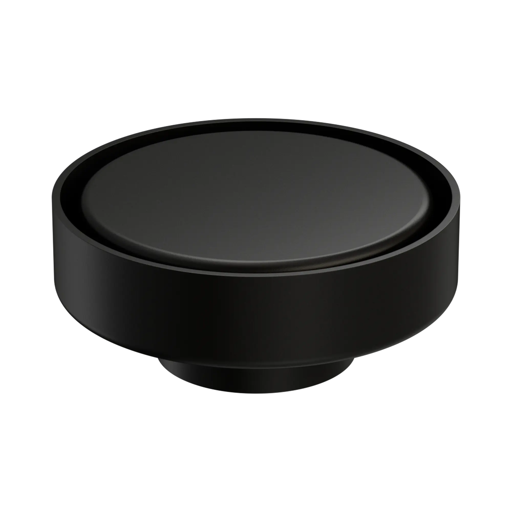 NRFW003 MB 100mm Round Tile Insert Floor Waste 50mm Outlet Matte Black image 2