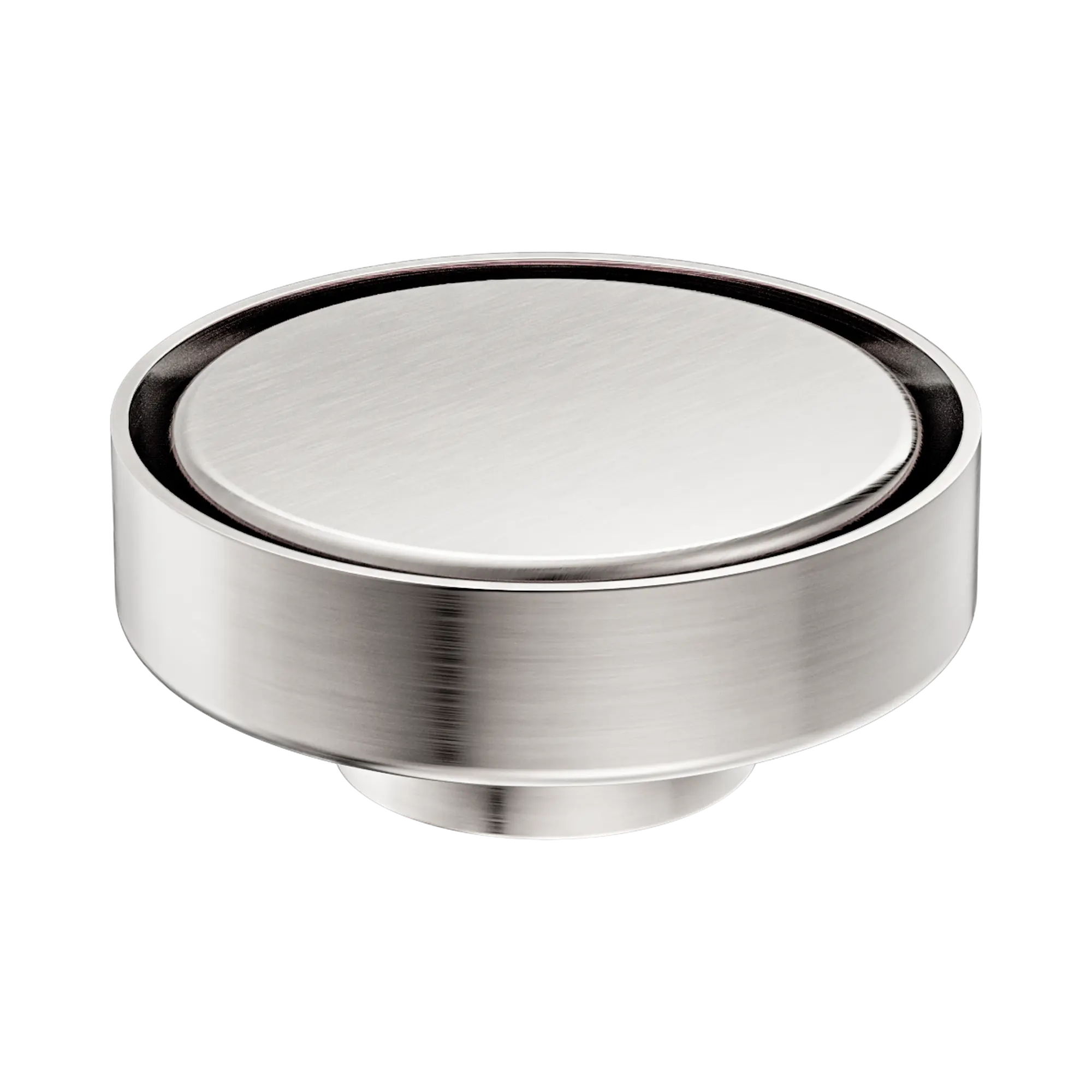 NRFW003 BN 100mm Round Tile Insert Floor Waste 50mm Outlet Brushed Nickel image 2