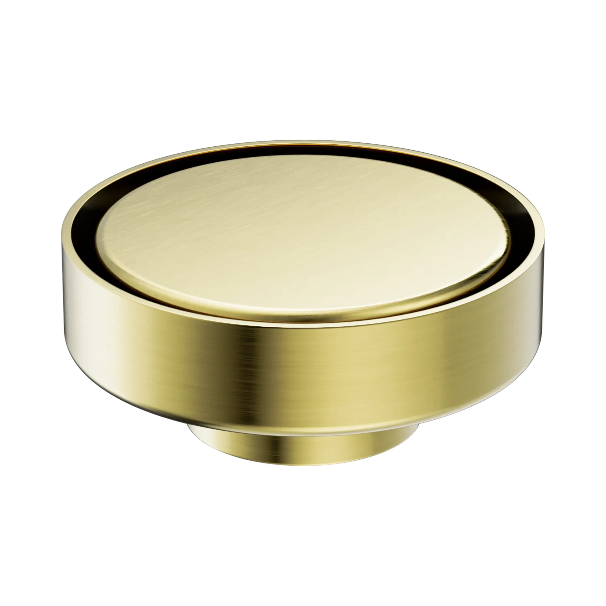 NRFW003 BG 100mm Round Tile Insert Floor Waste 50mm Outlet Brushed Gold image 2