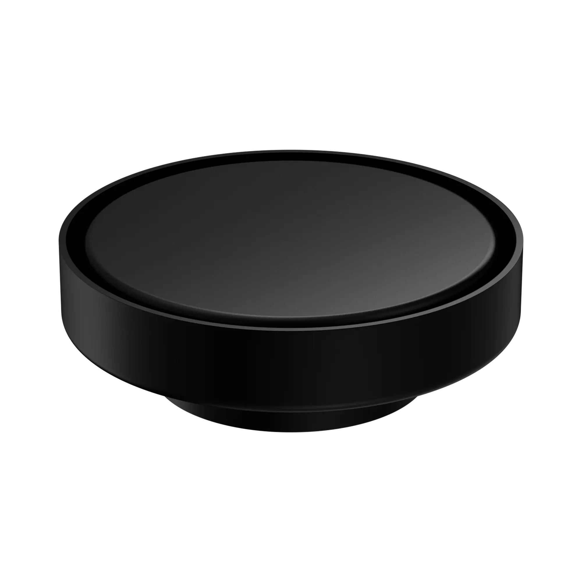 NRFW004 MB 130mm Round Tile Insert Floor Waste 80mm Outlet Matte Black image 2