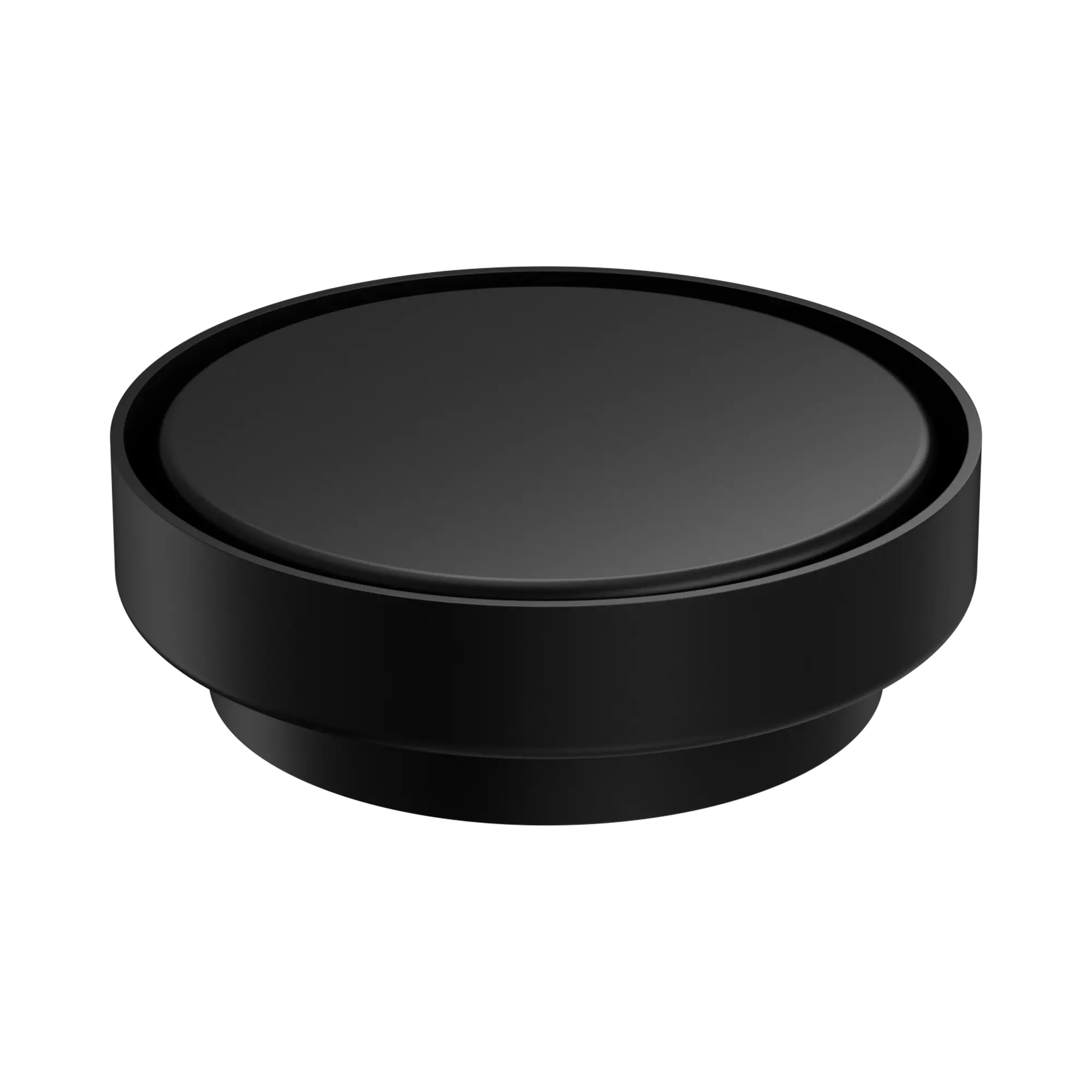 NRFW005 MB 130mm Round Tile Insert Floor Waste 100mm Outlet Matte Black image 2