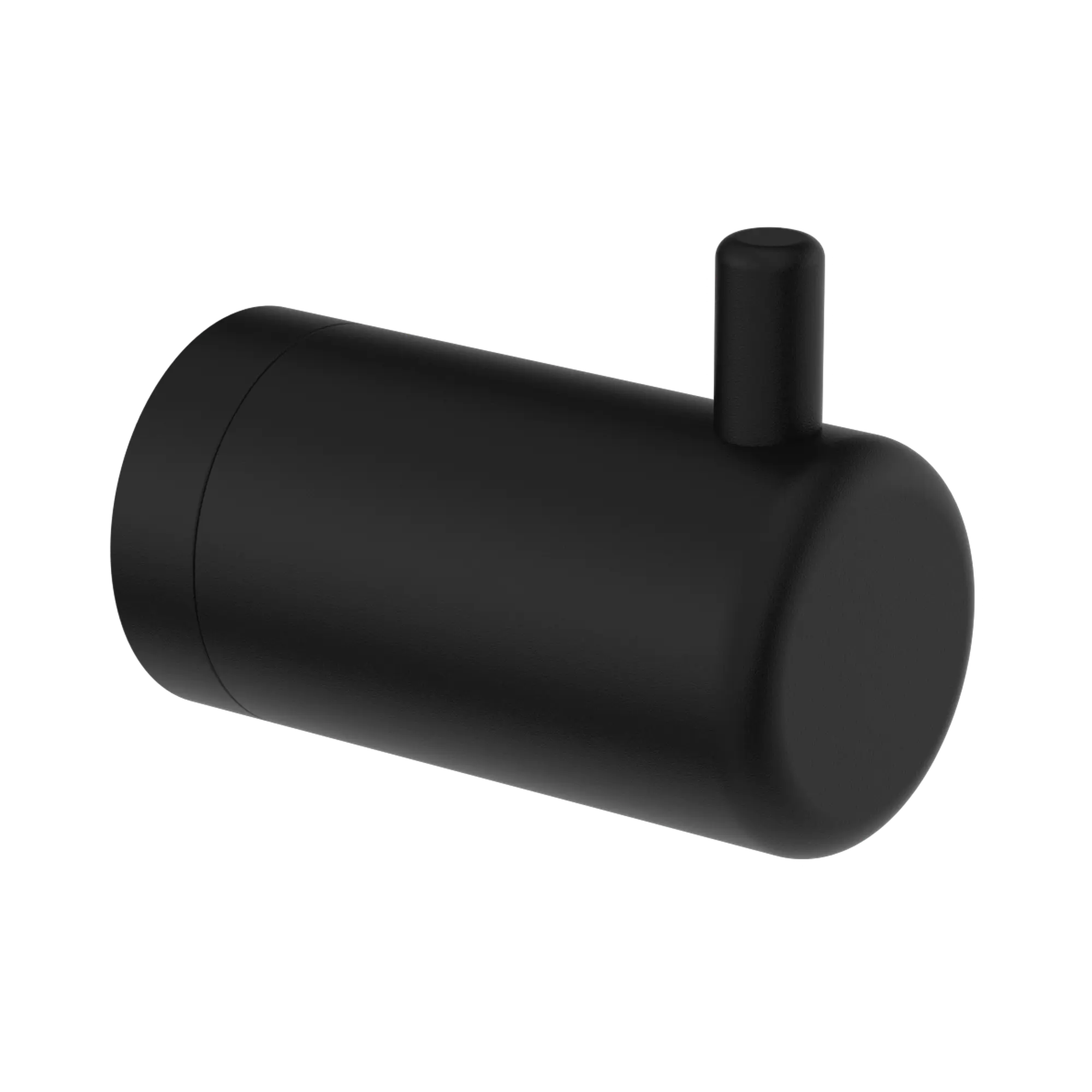 NRCR2582 MB Mecca Care 25mm Wall Hook Matte Black image 1