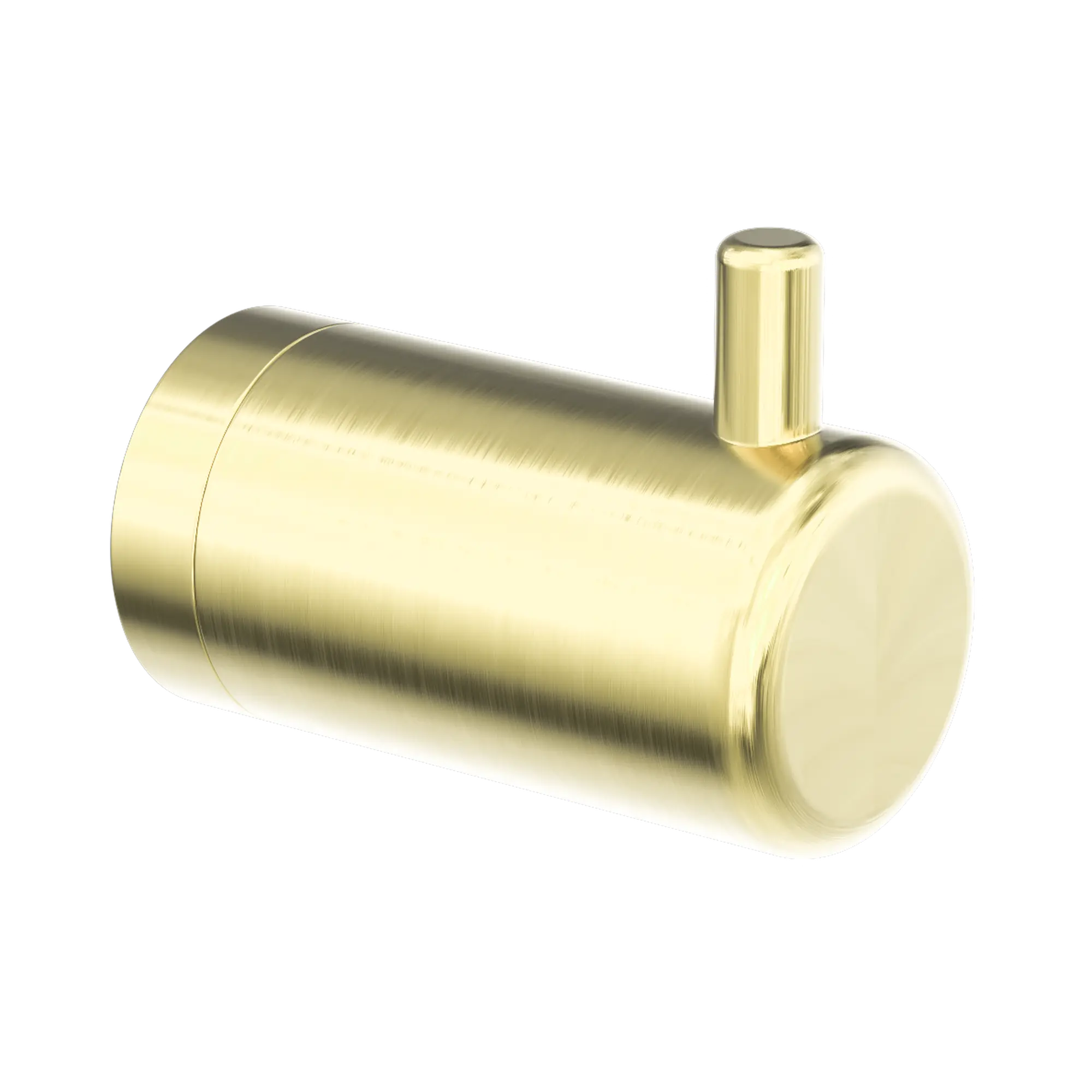 NRCR2582 BG Mecca Care 25mm Wall Hook Brushed Gold image 1