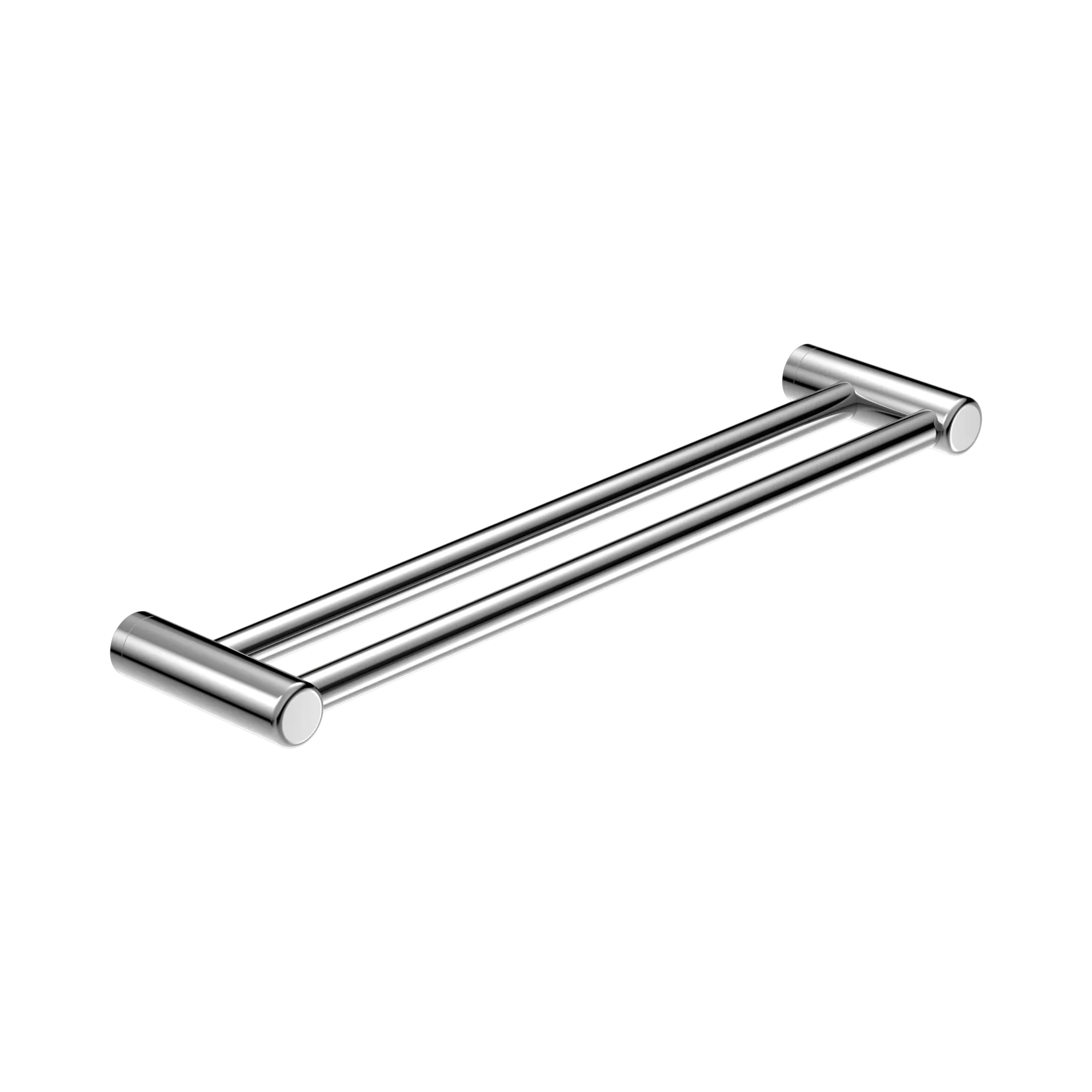 NRCR2524 DCH Mecca Care 25mm Double Towel Grab Rail 600mm Chrome image 1