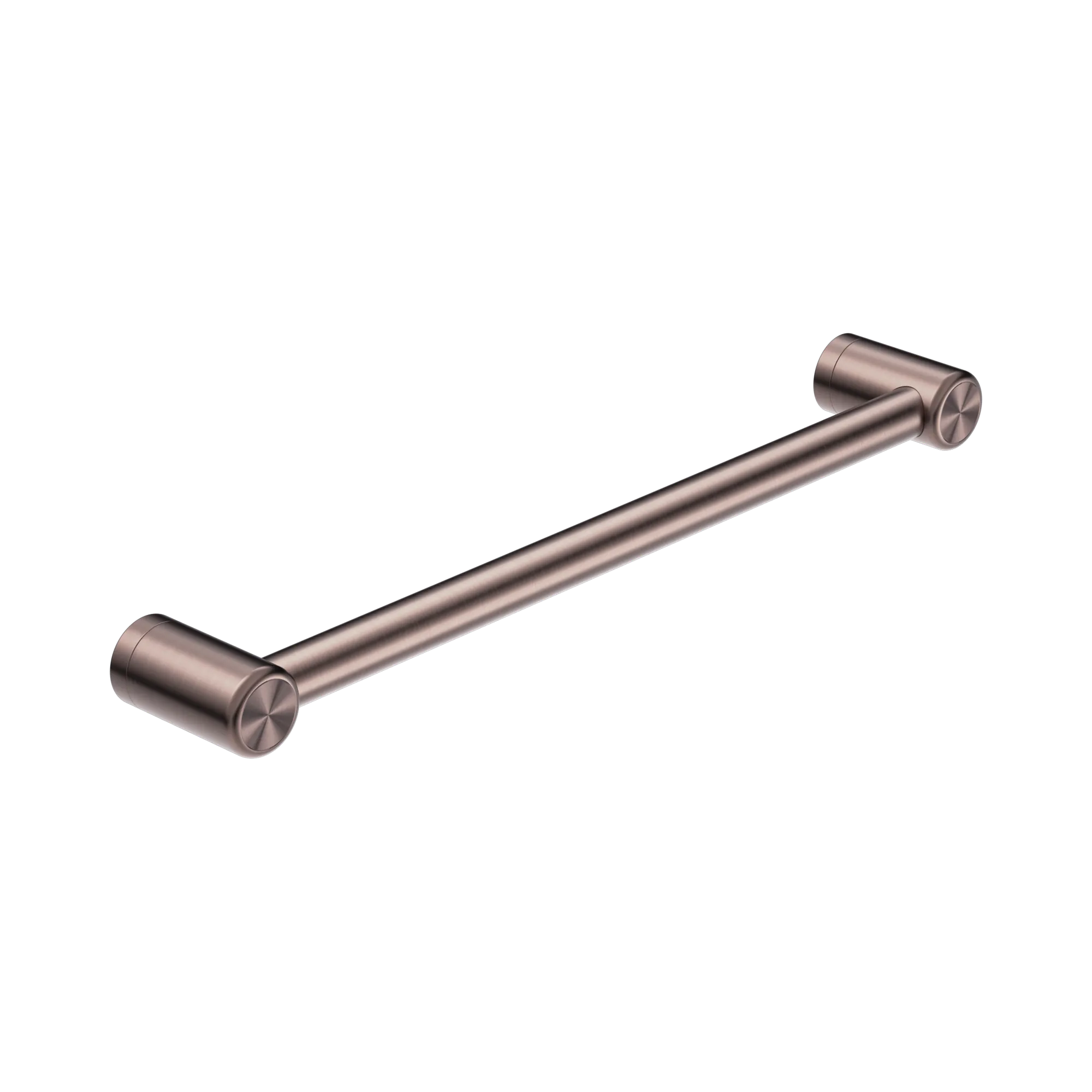 NRCR2518 BZ Mecca Care 25mm Grab Rail 450mm Brushed Bronze image 1