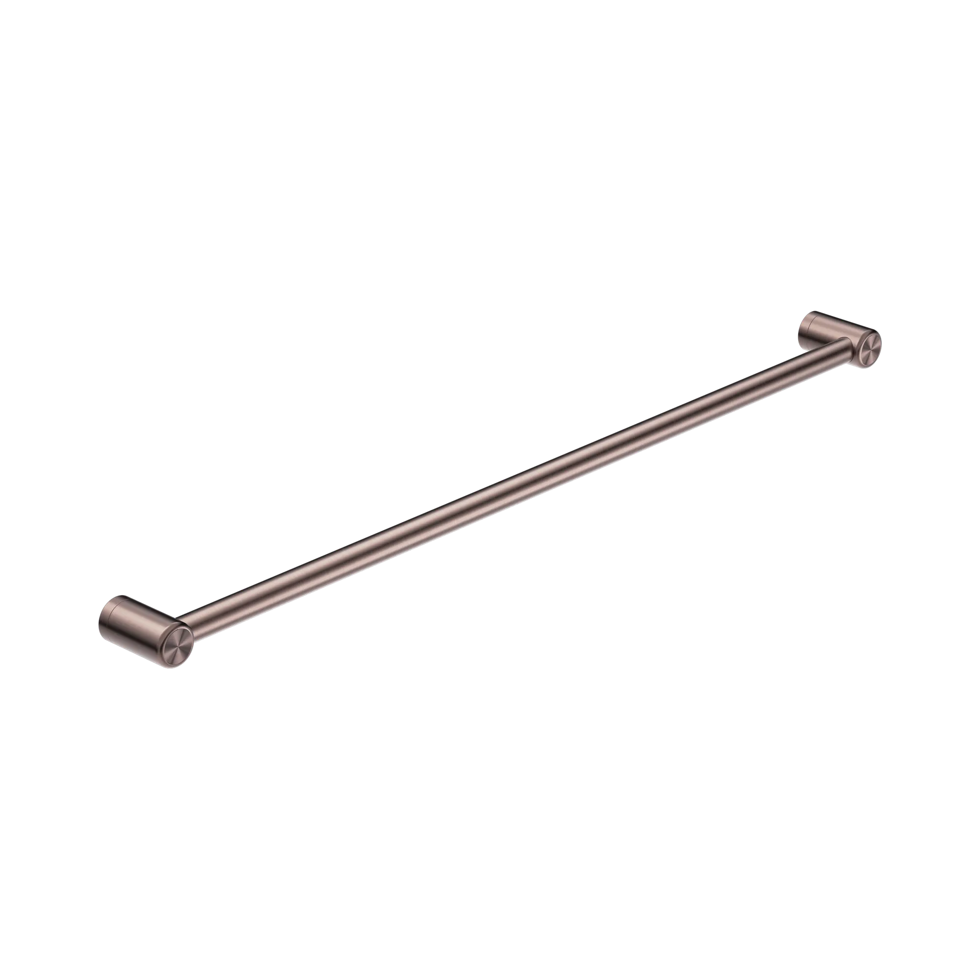 NRCR2530 BZ Mecca Care 25mm Grab Rail 900mm Brushed Bronze image 1