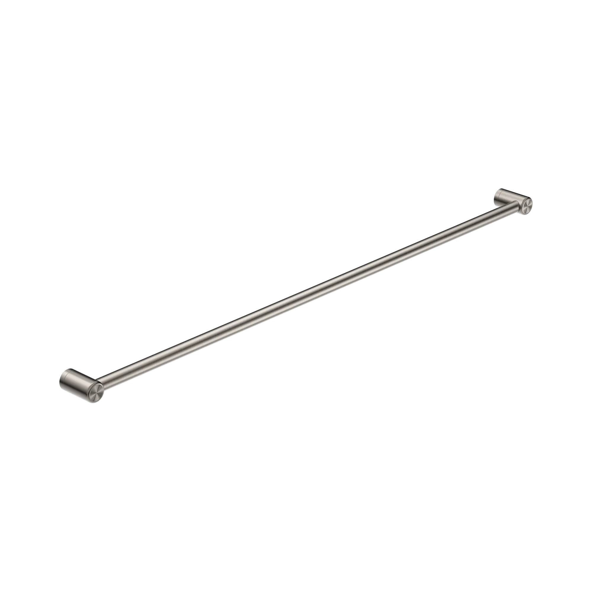 NRCR2548 BN Mecca Care 25mm Grab Rail 1200mm Brushed Nickel image 1