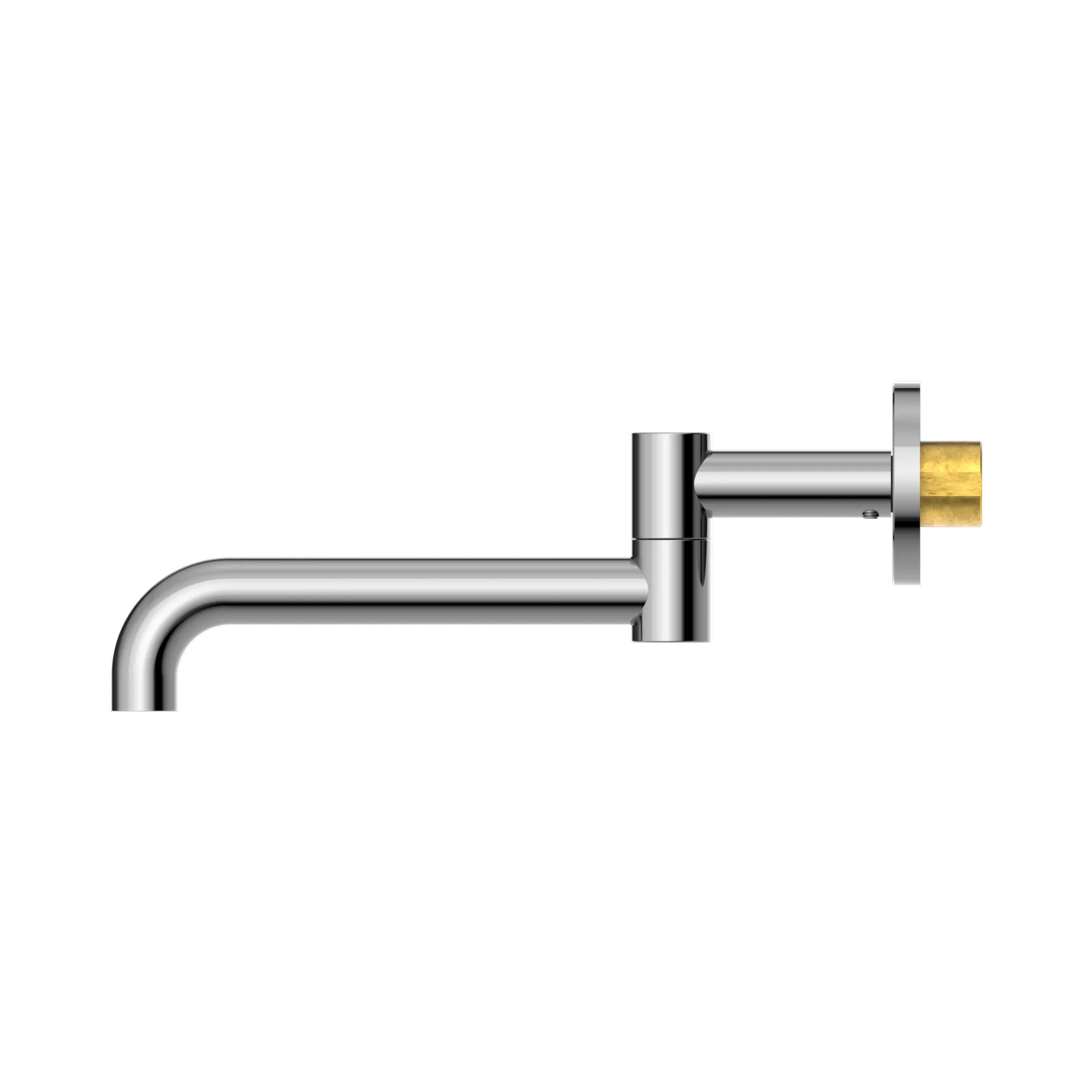 NR221903 GCH Mecca Wall Mounted Swivel Bath Spout Only 225mm Chrome image 3