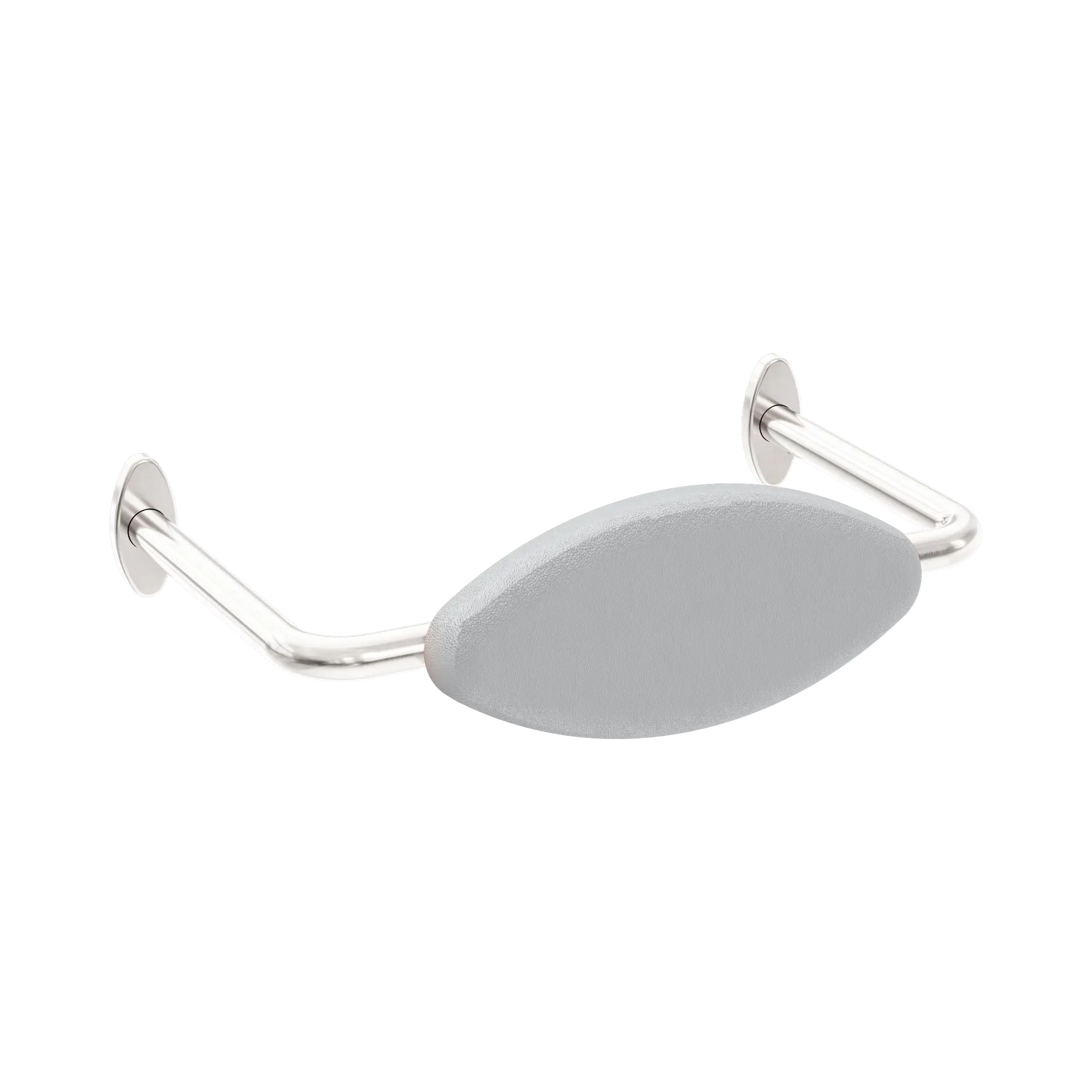 NRCR0001 BN Mecca Care DDA Toilet Backrest Brushed Nickel image 1