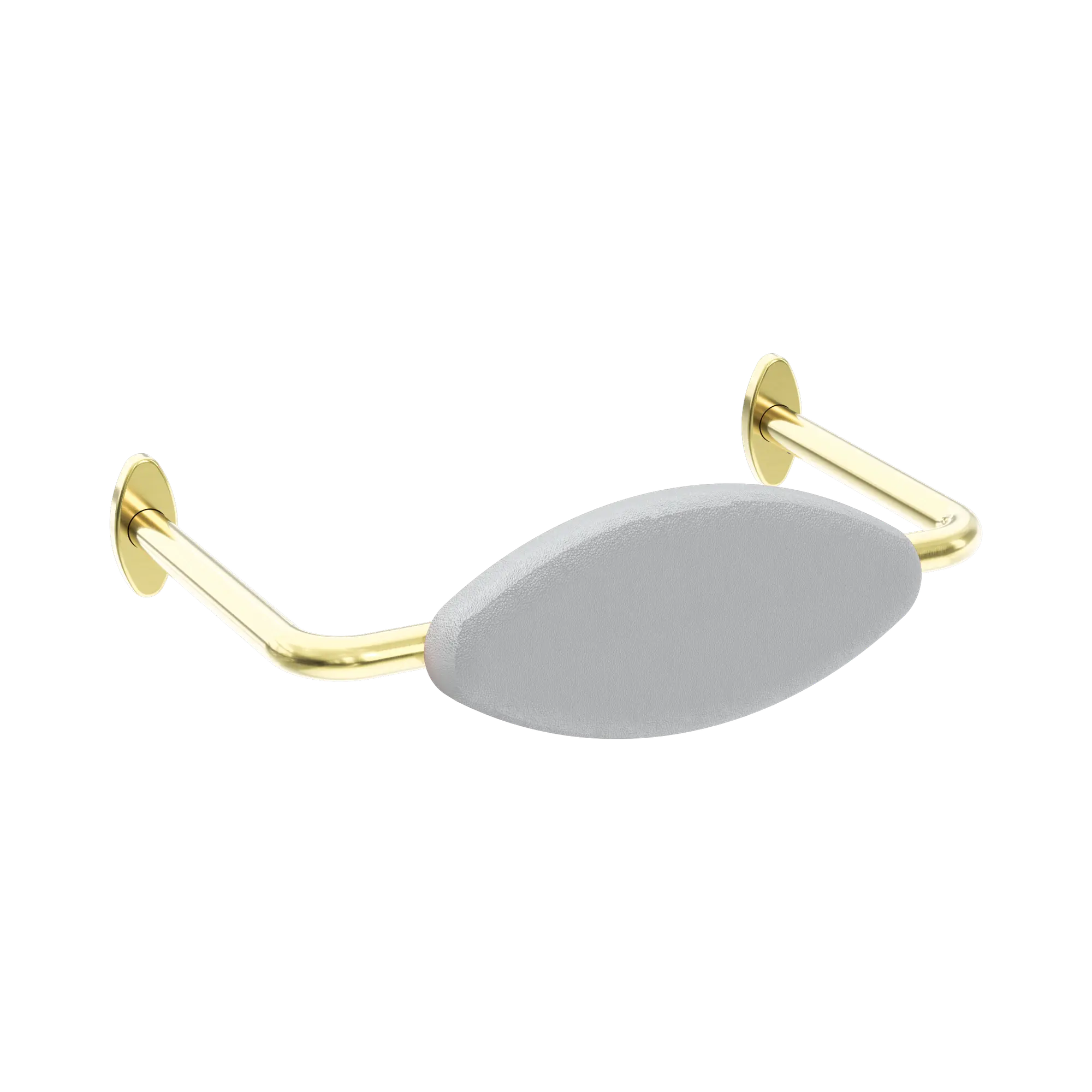 NRCR0001 BG Mecca Care DDA Toilet Backrest Brushed Gold image 1