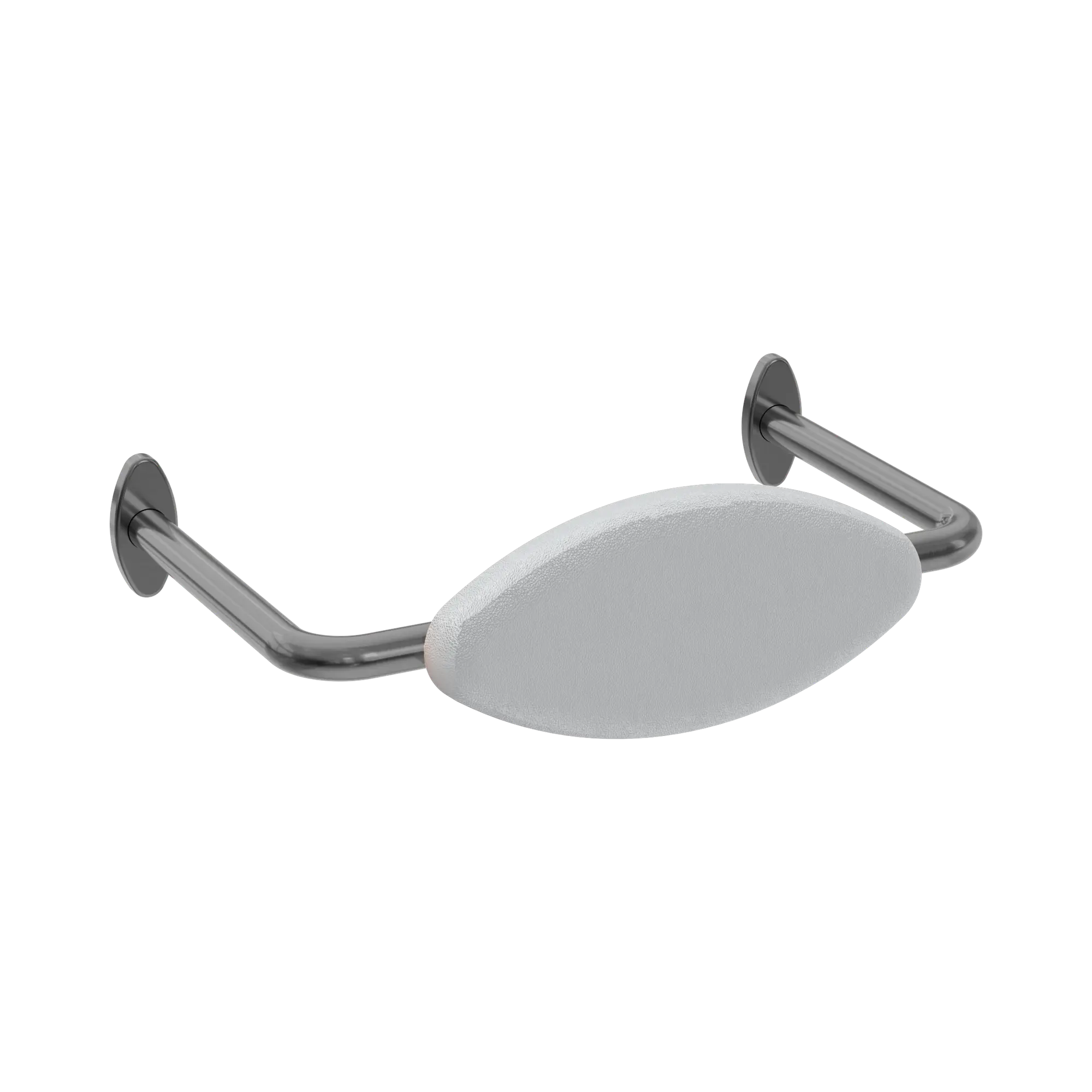 NRCR0001 GM Mecca Care DDA Toilet Backrest Gun Metal image 1