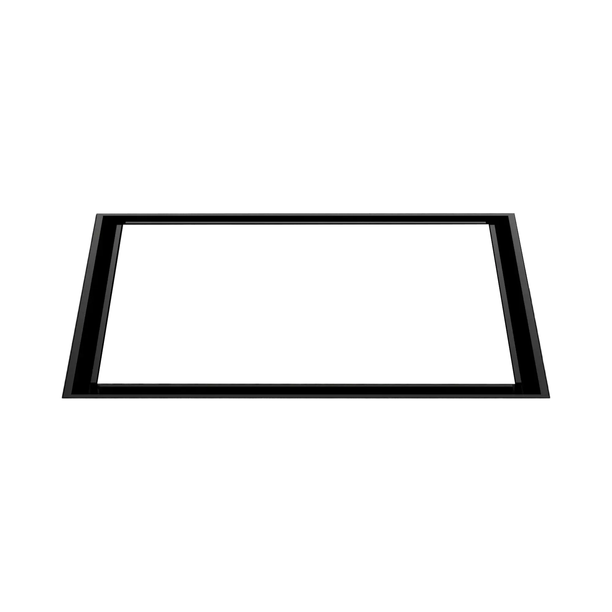 NRFW007 MB 130mm Square Tile Insert Floor Waste 80mm Outlet Matte Black image 3