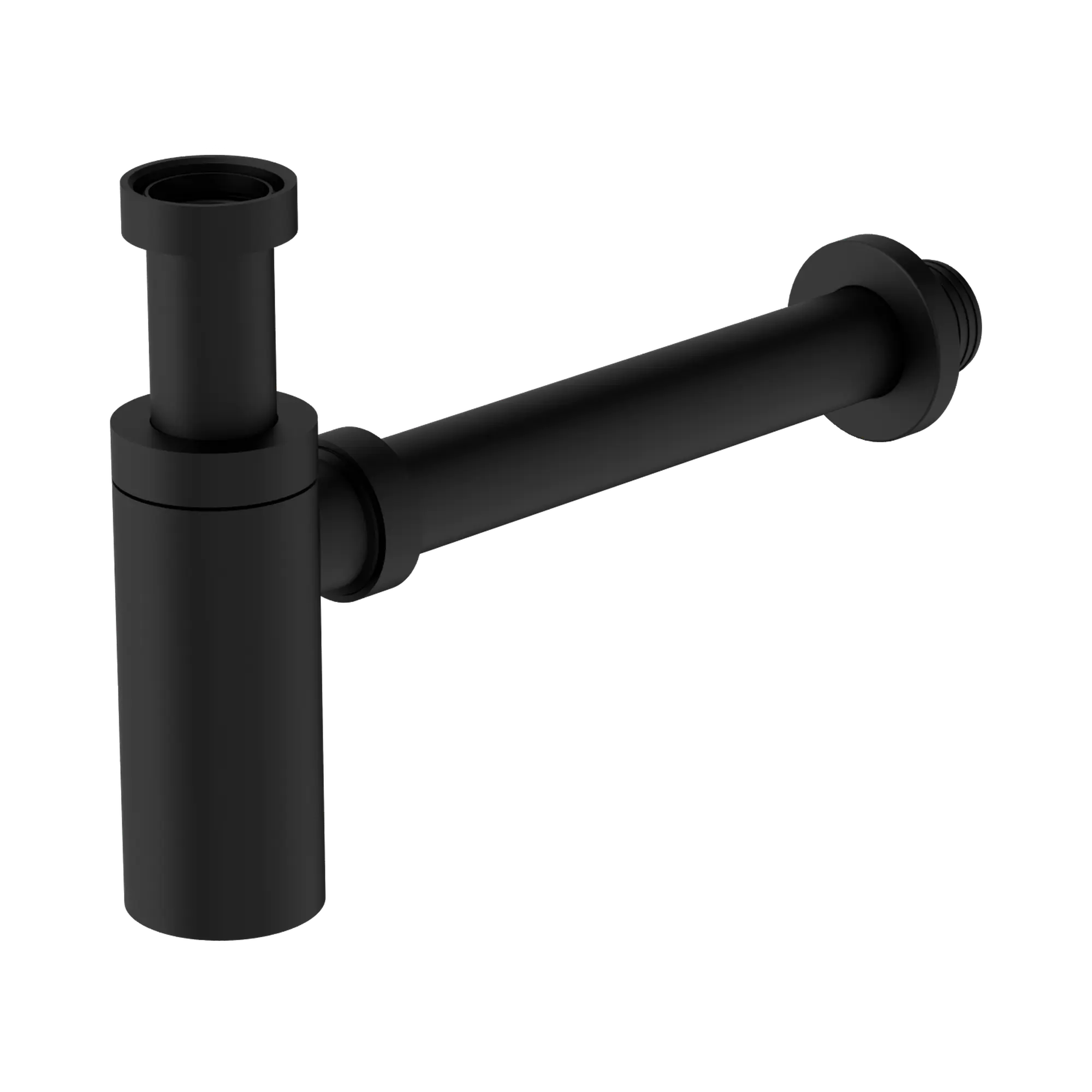 NRA186w MB 40mm Round Bottle Trap Matte Black image 1