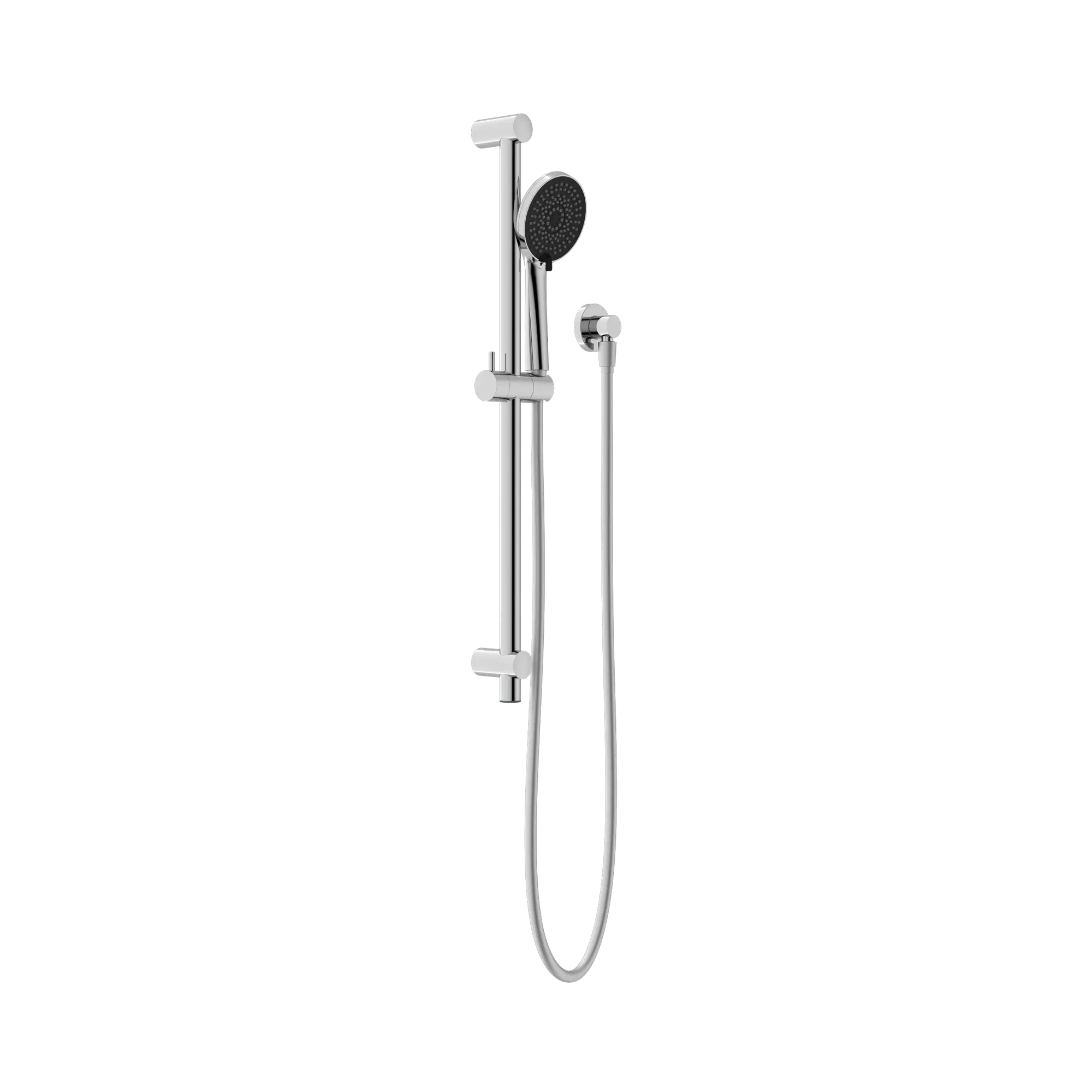 NR319 CH Round Metal Project Shower Rail 4 Star Rating Chrome image 1