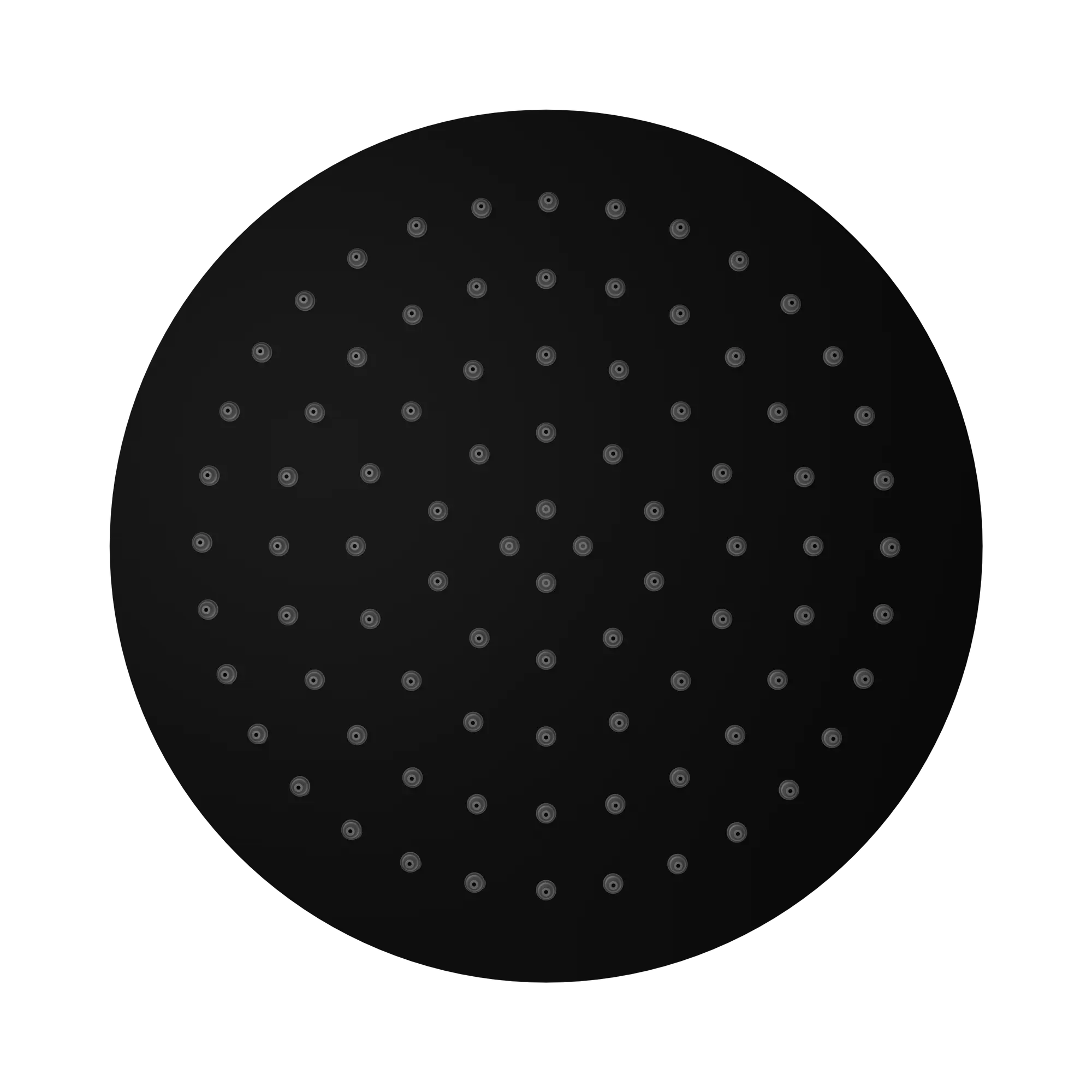 NR507036 MB 250mm Round Stainless Steel Shower Head 4 Star Rating Matte Black image 2