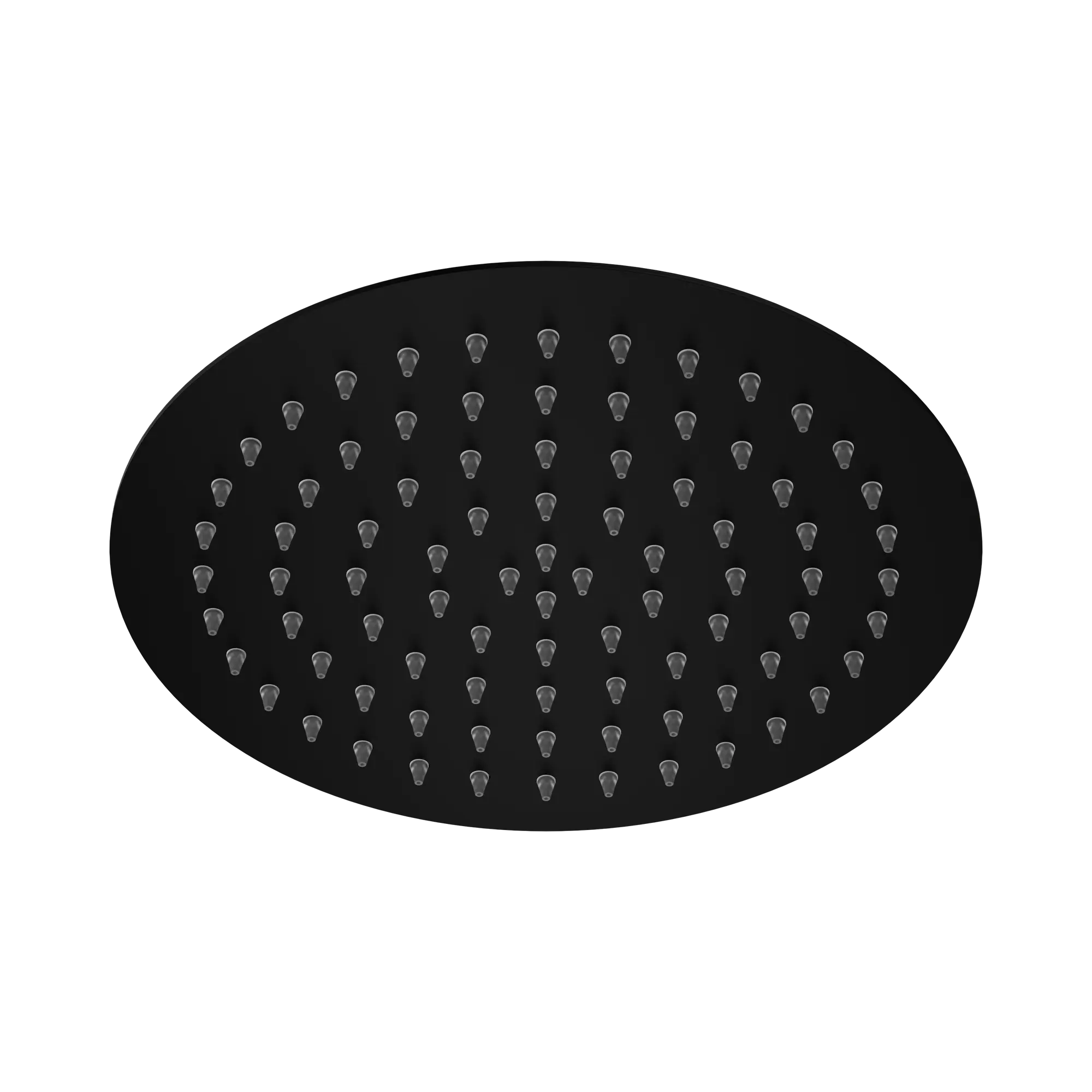 NR507036 MB 250mm Round Stainless Steel Shower Head 4 Star Rating Matte Black image 3