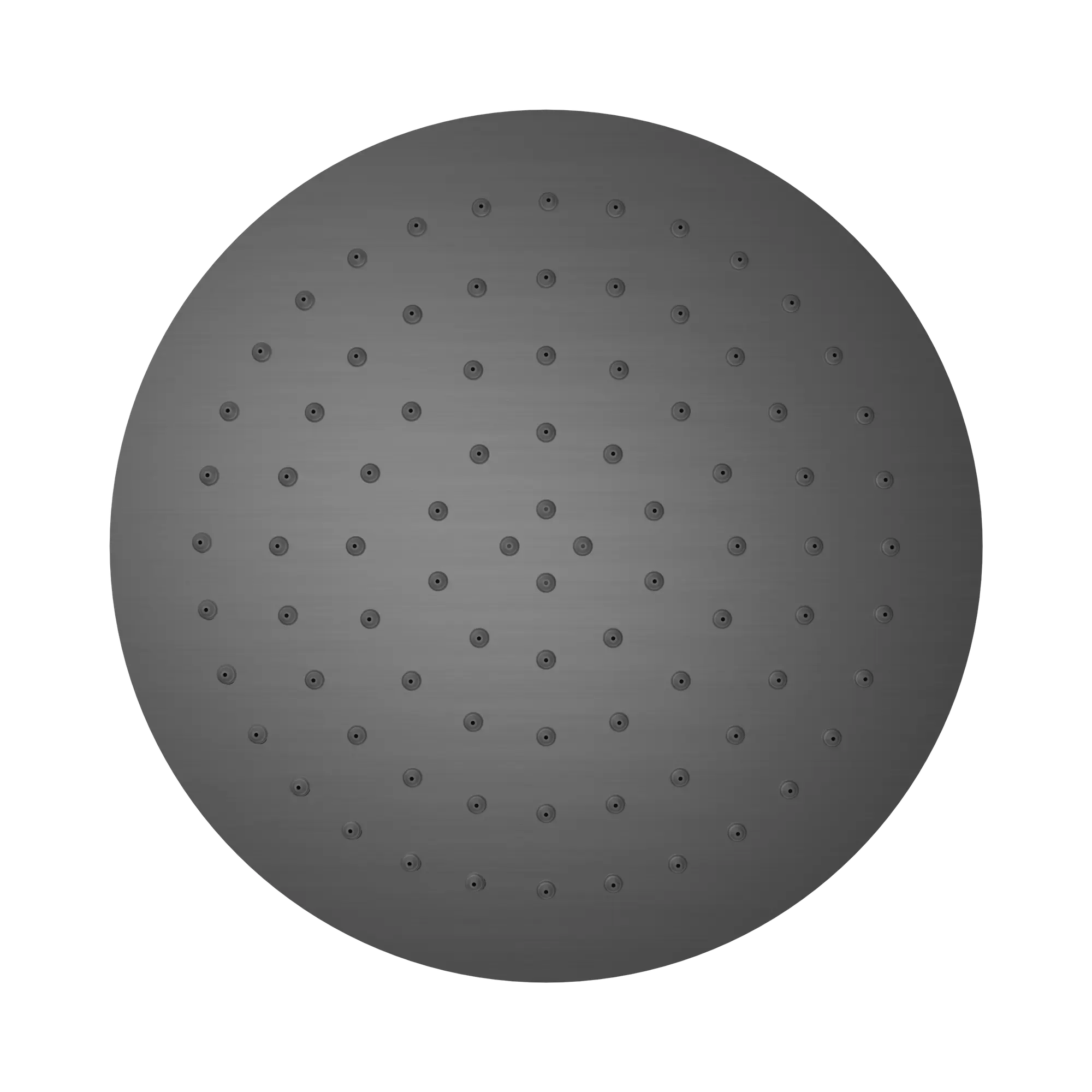 NR507036 GM 250mm Round Stainless Steel Shower Head 4 Star Rating Gun Metal image 2