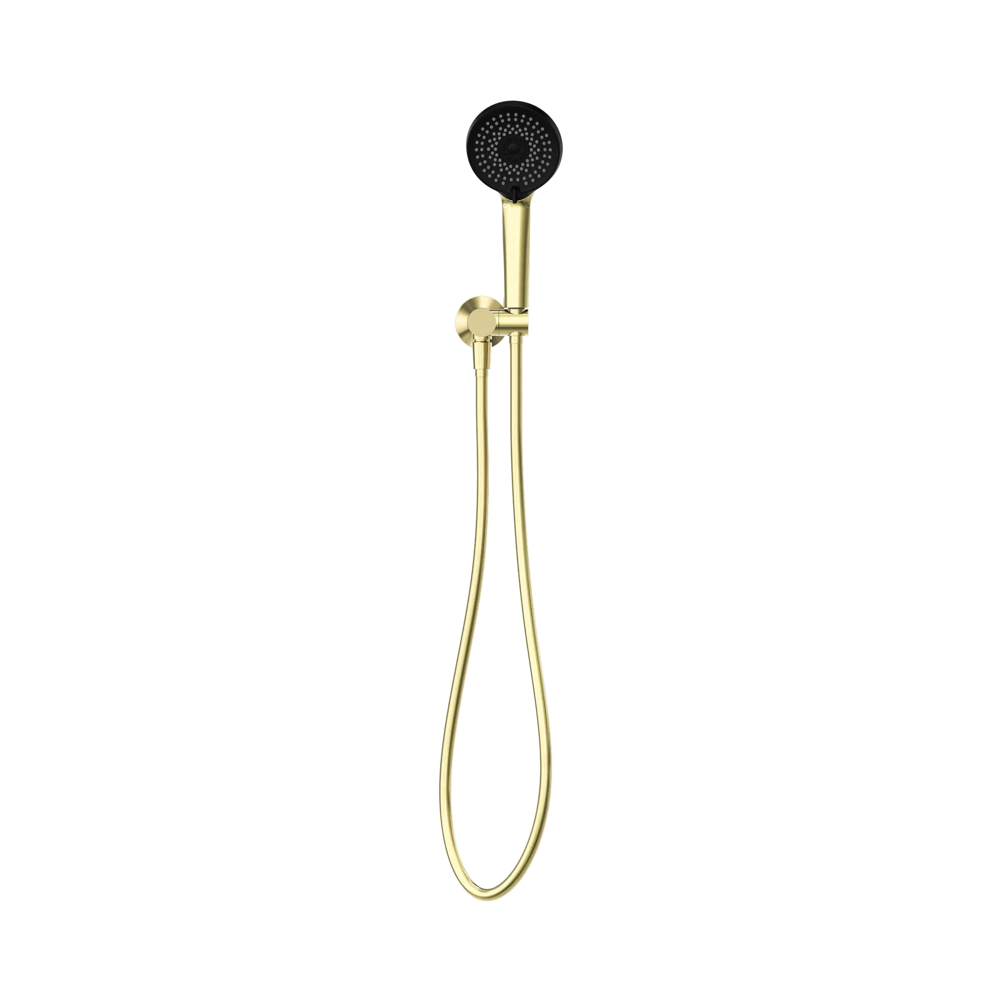 NR320 BG Project Round Shower On Bracket 4 Star Rating Brushed Gold image 2